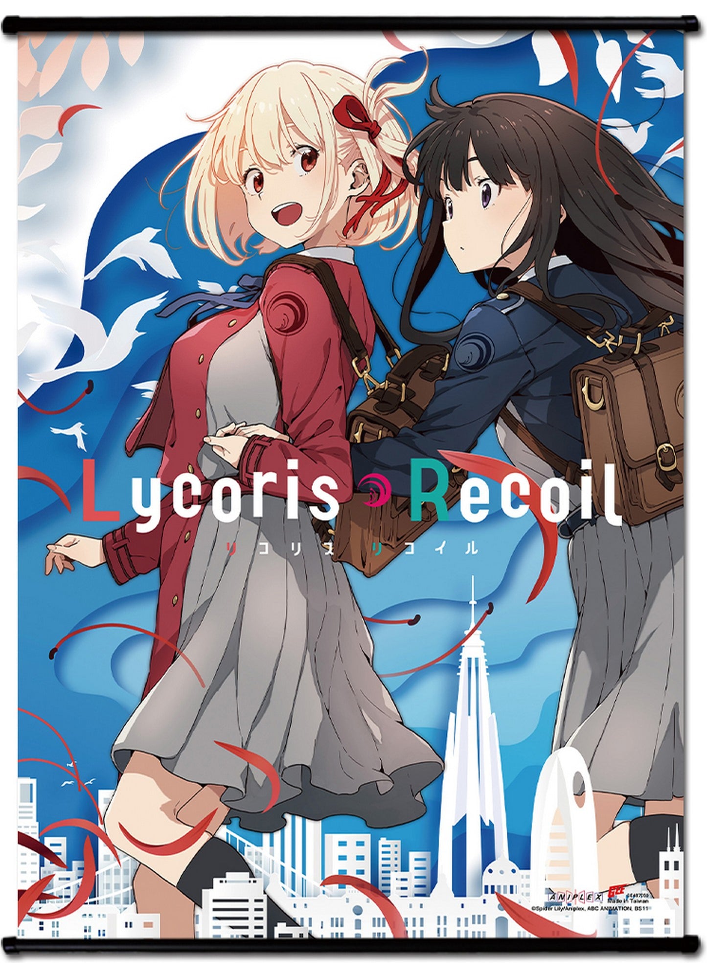 Lycoris Recoil - Teaser Kv Wall Scroll 31"W x 43"H