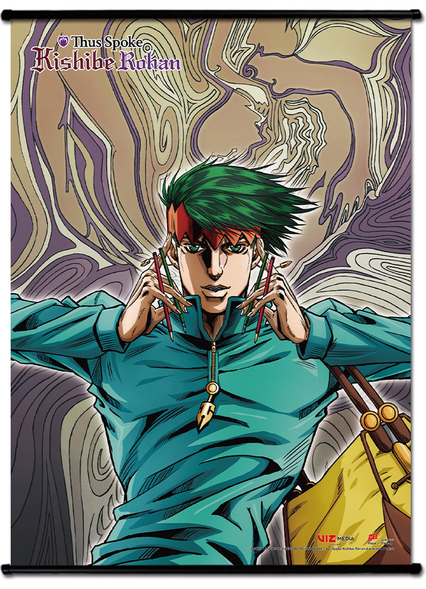 Jojo Kishibe Rohan - Mutsukabe Wall Scroll 31"W X 43"H