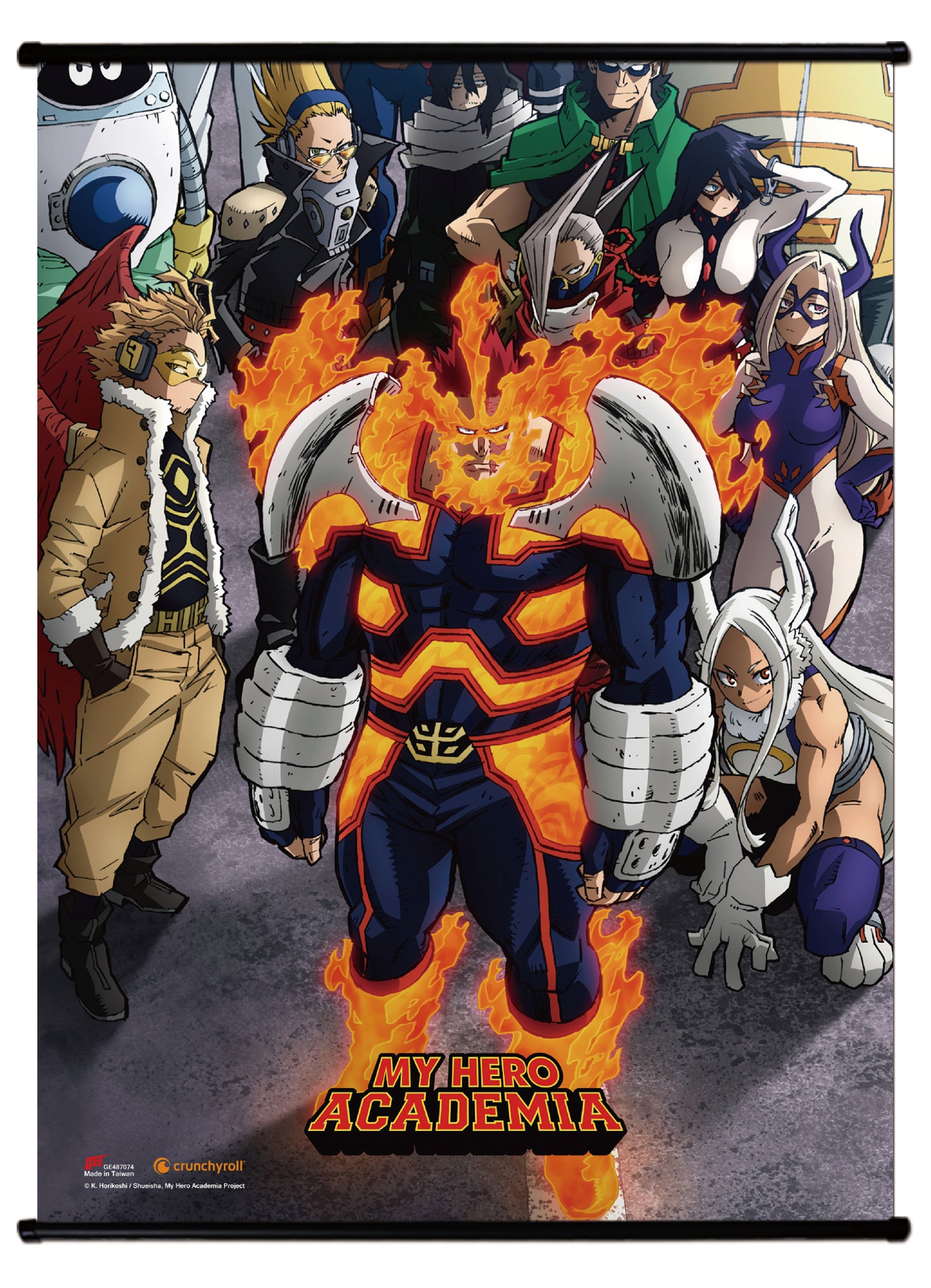 My Hero Academia S6 - Key Visual Group Hero Wall Scroll