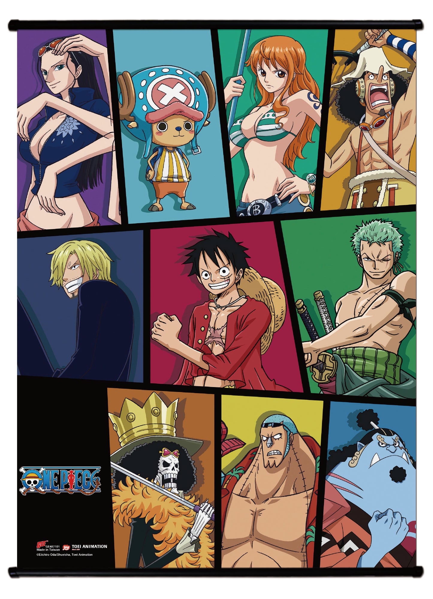 One Piece - Going Merry Map Wall Scroll