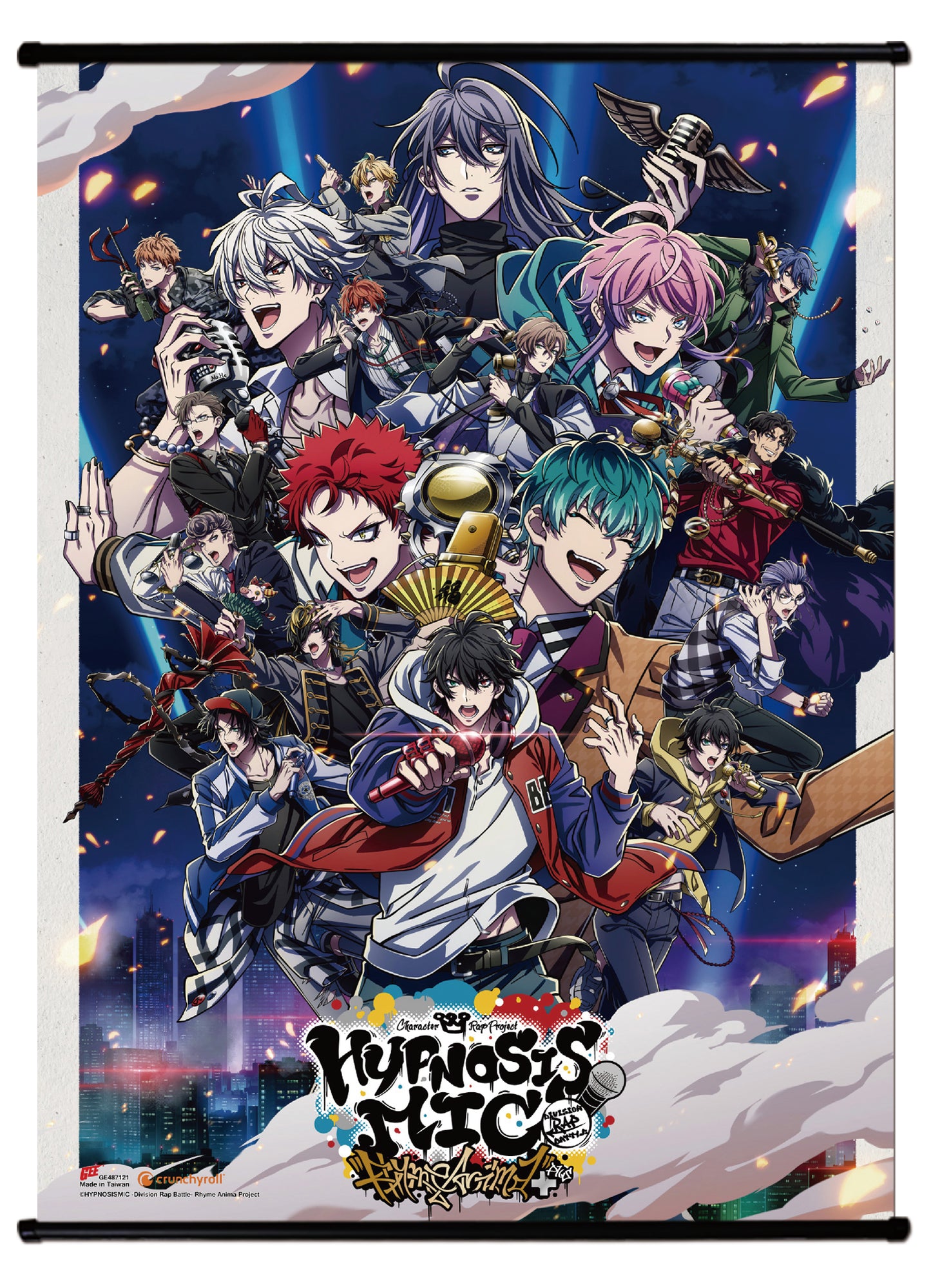 Hypnosis Mic S2 - Key Visual Wall Scroll