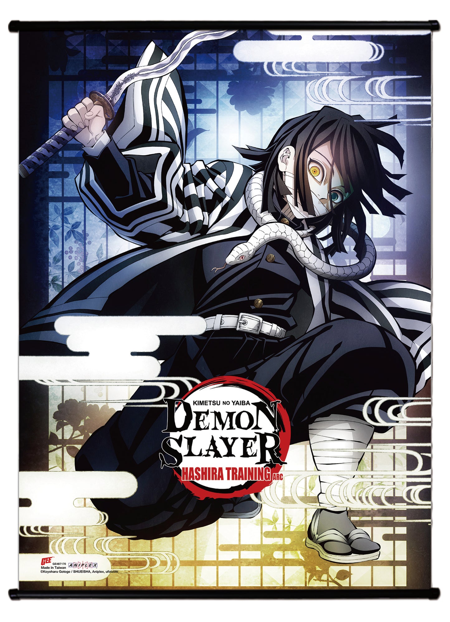 Demon Slayer Tv4 - Obanai Teaser Art Wall Scroll