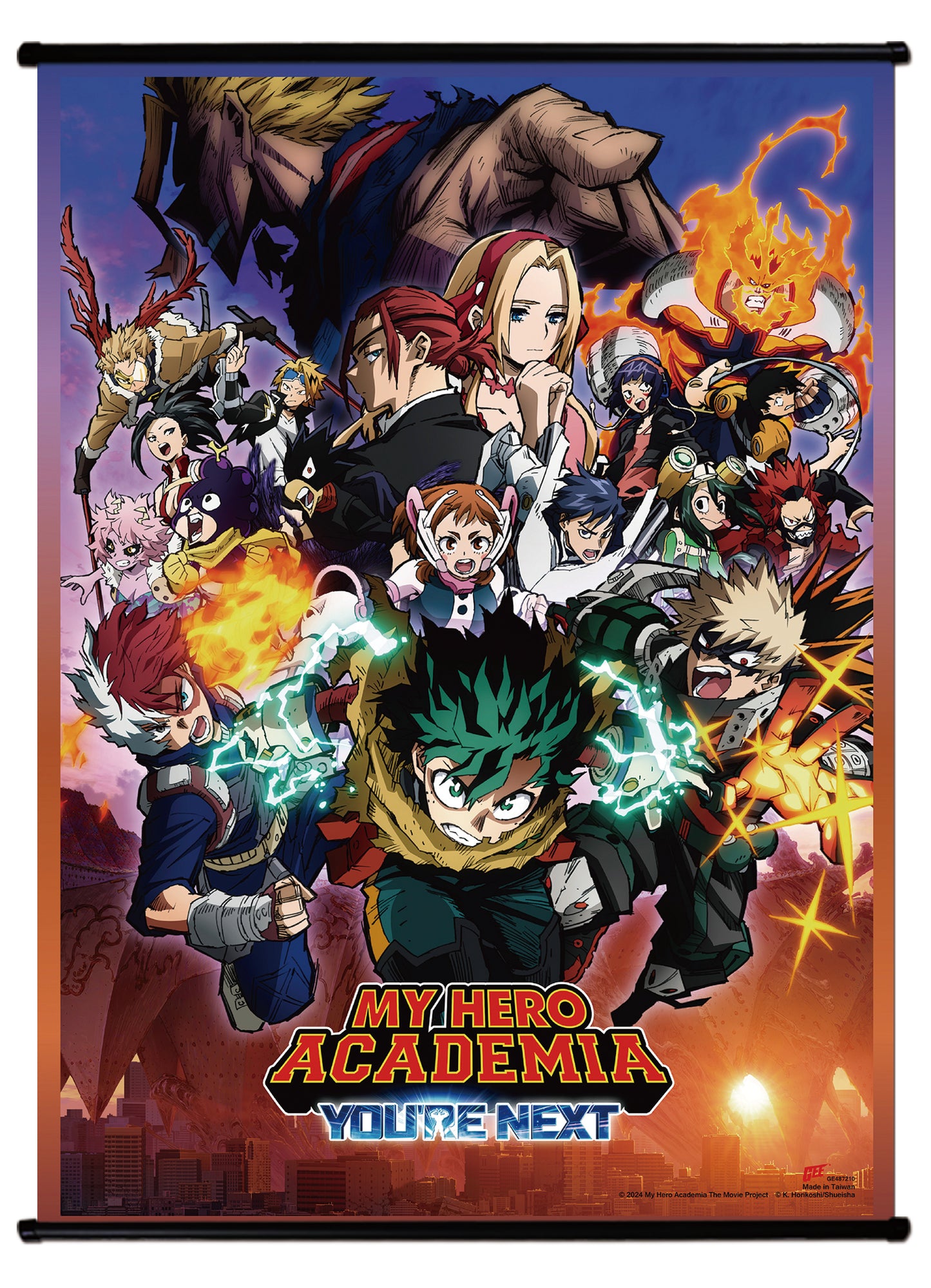 My Hero Academia You're Next - Key Visual Wall Scroll