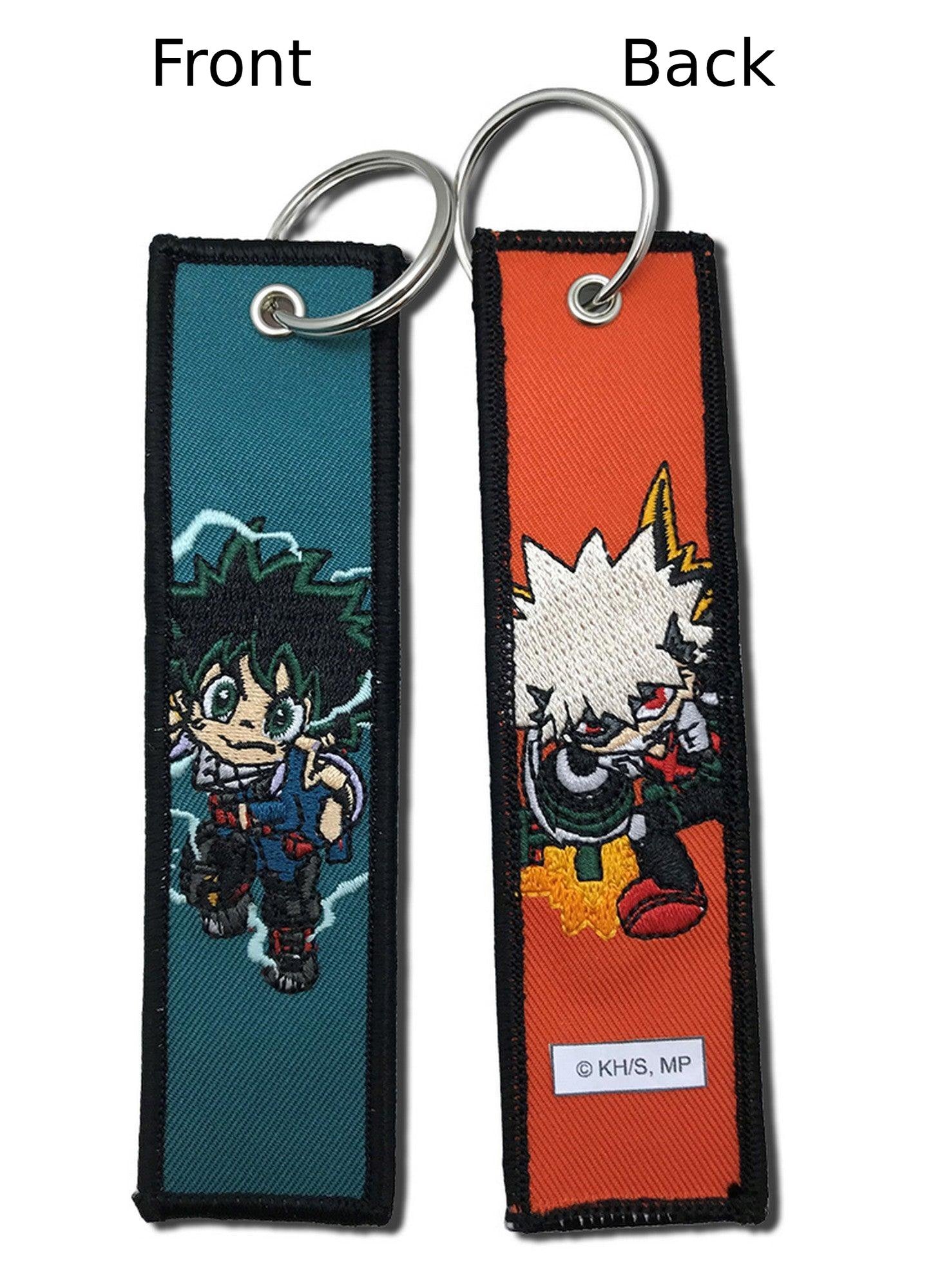 My Hero Academia S5 - SD Midoriya Izuku "Deku" And Katsuki Bakugo Double-Sided Fabric Keychain