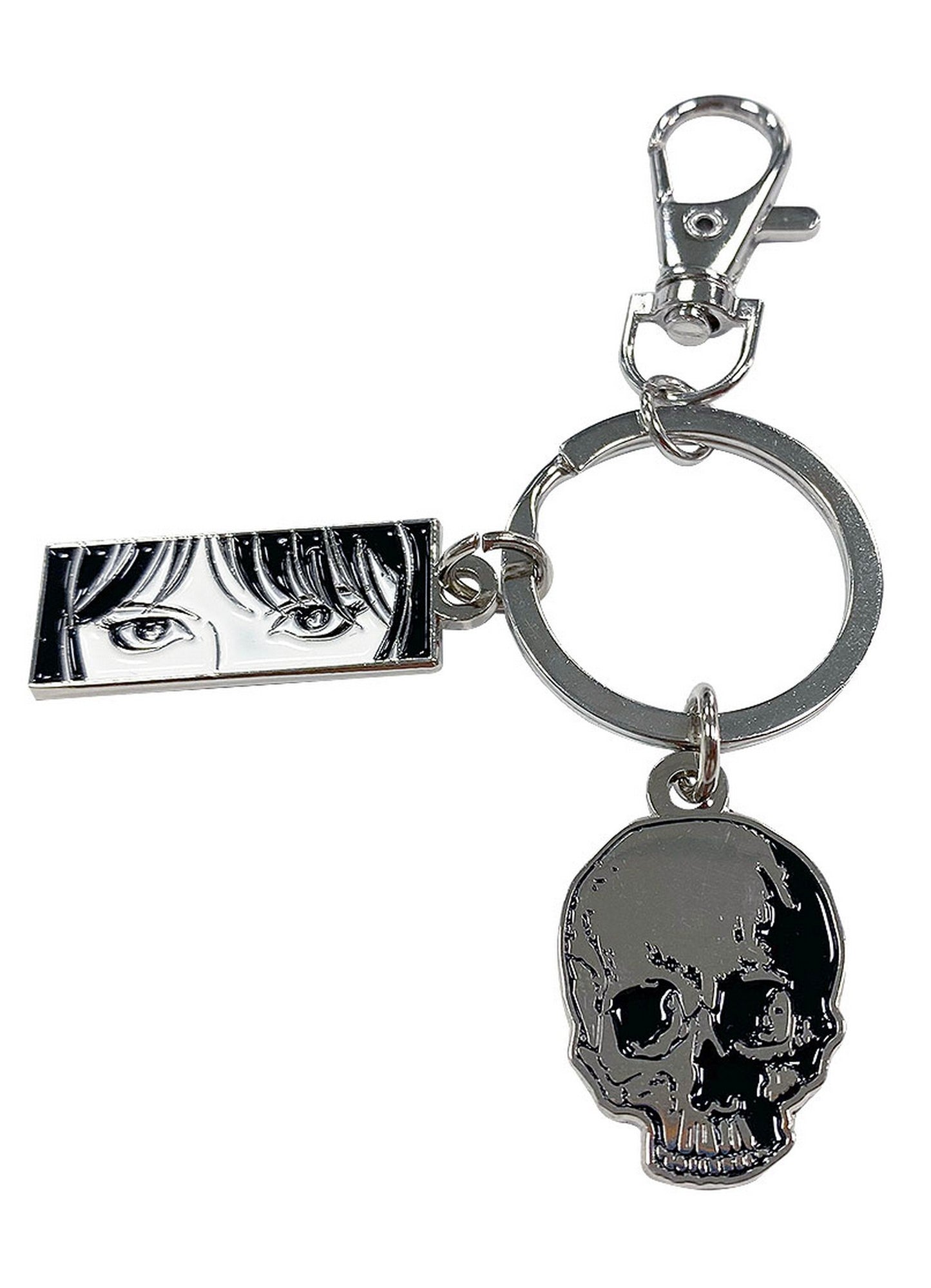 Wednesday - Wednesday Addams Eyes And Skull Keychain