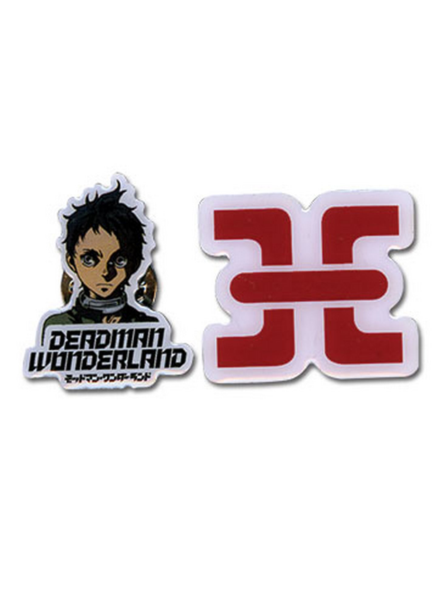 Deadman Wonderland - Ganta Igarashi & Prison Metal Pin Set
