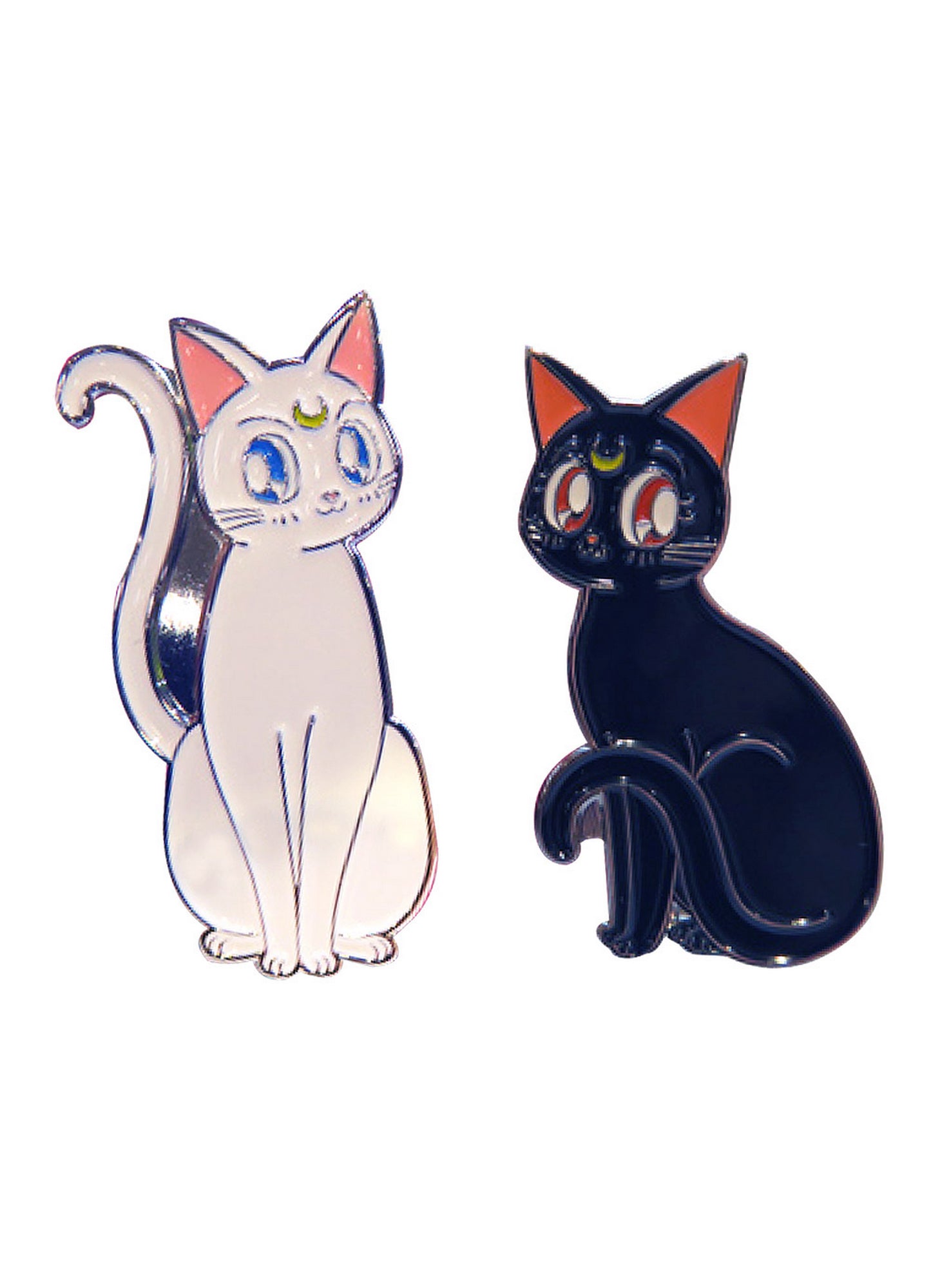 Sailor Moon R - Luna & Artemis Enamel Pins