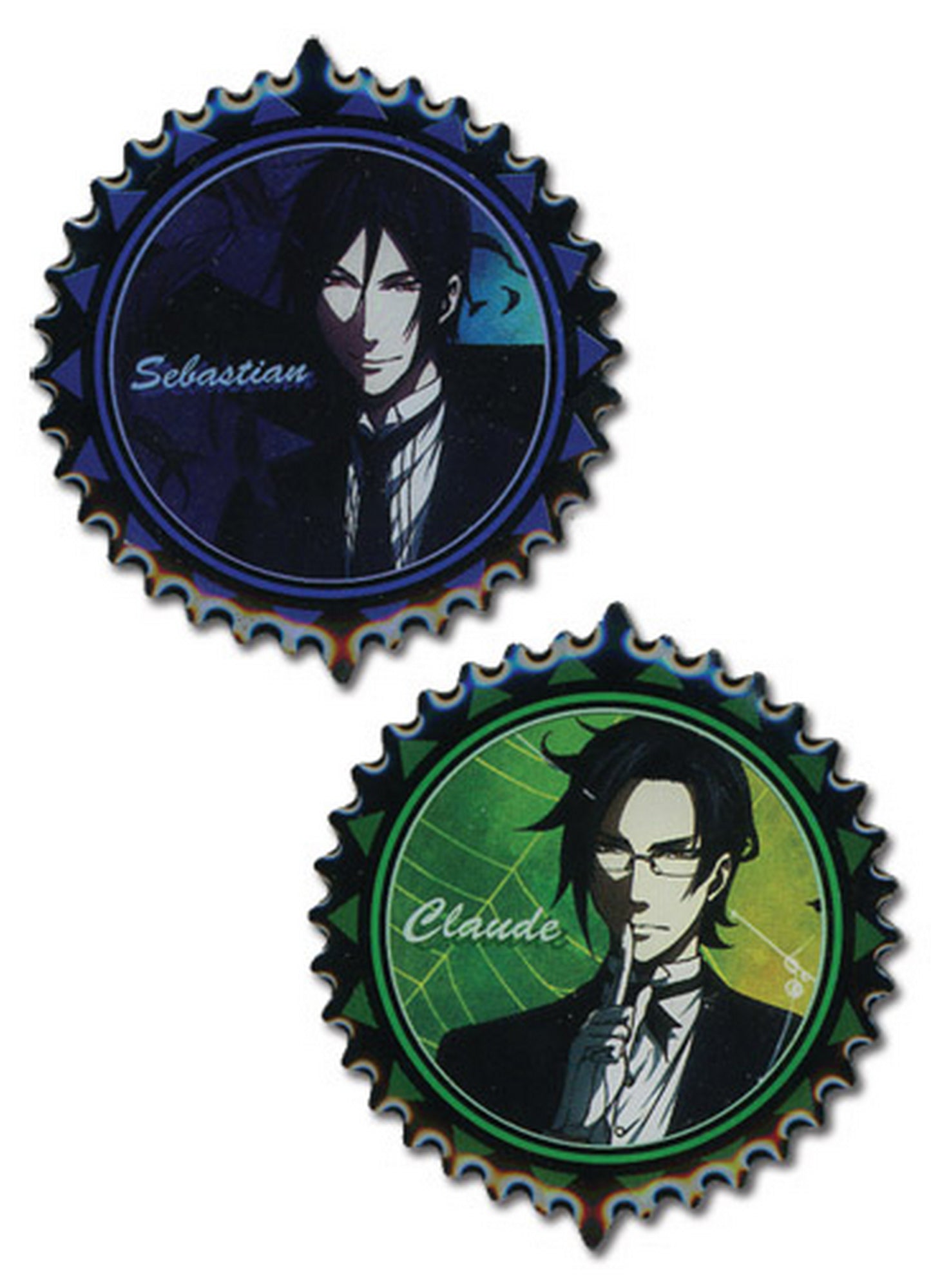 Black Butler 2 - Sebastian Michaelis & Claude Faustus Pins