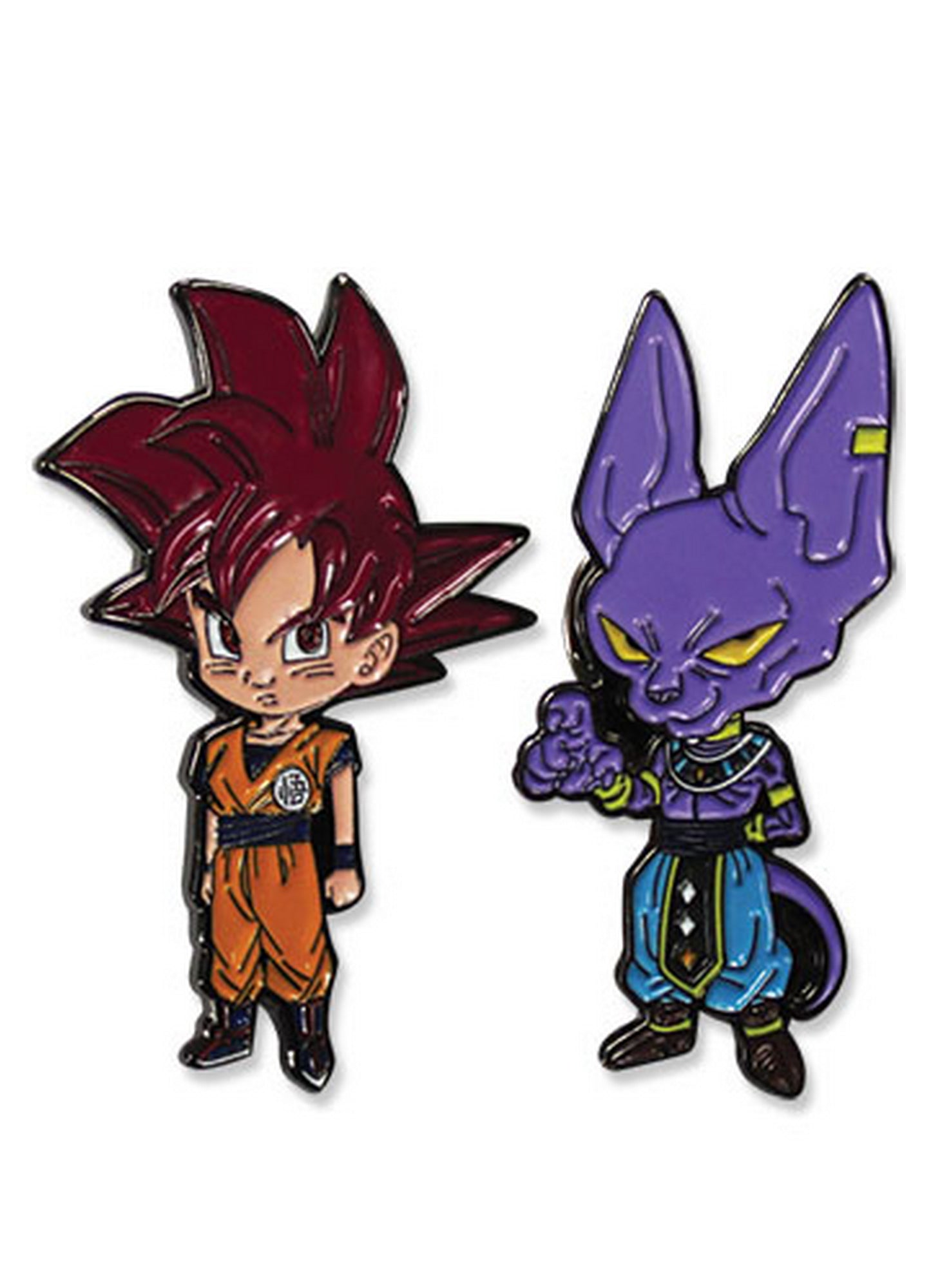 Dragon Ball Super - SsgSon Goku & Beerus Pins
