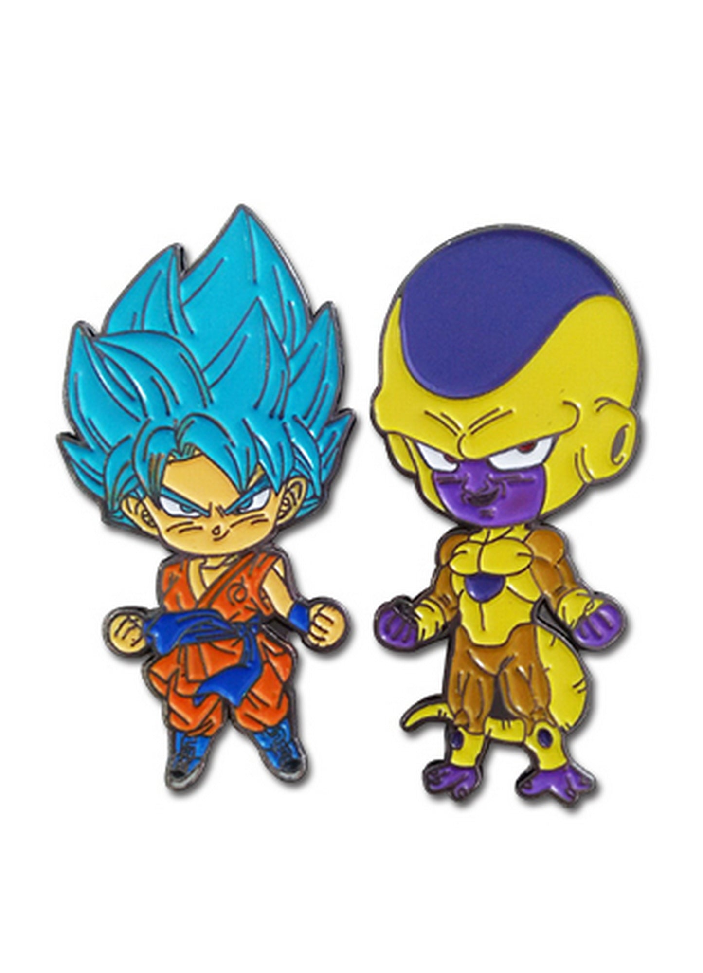 Dragon Ball Super - SSGSS Son Goku & Golden Frieza Pins