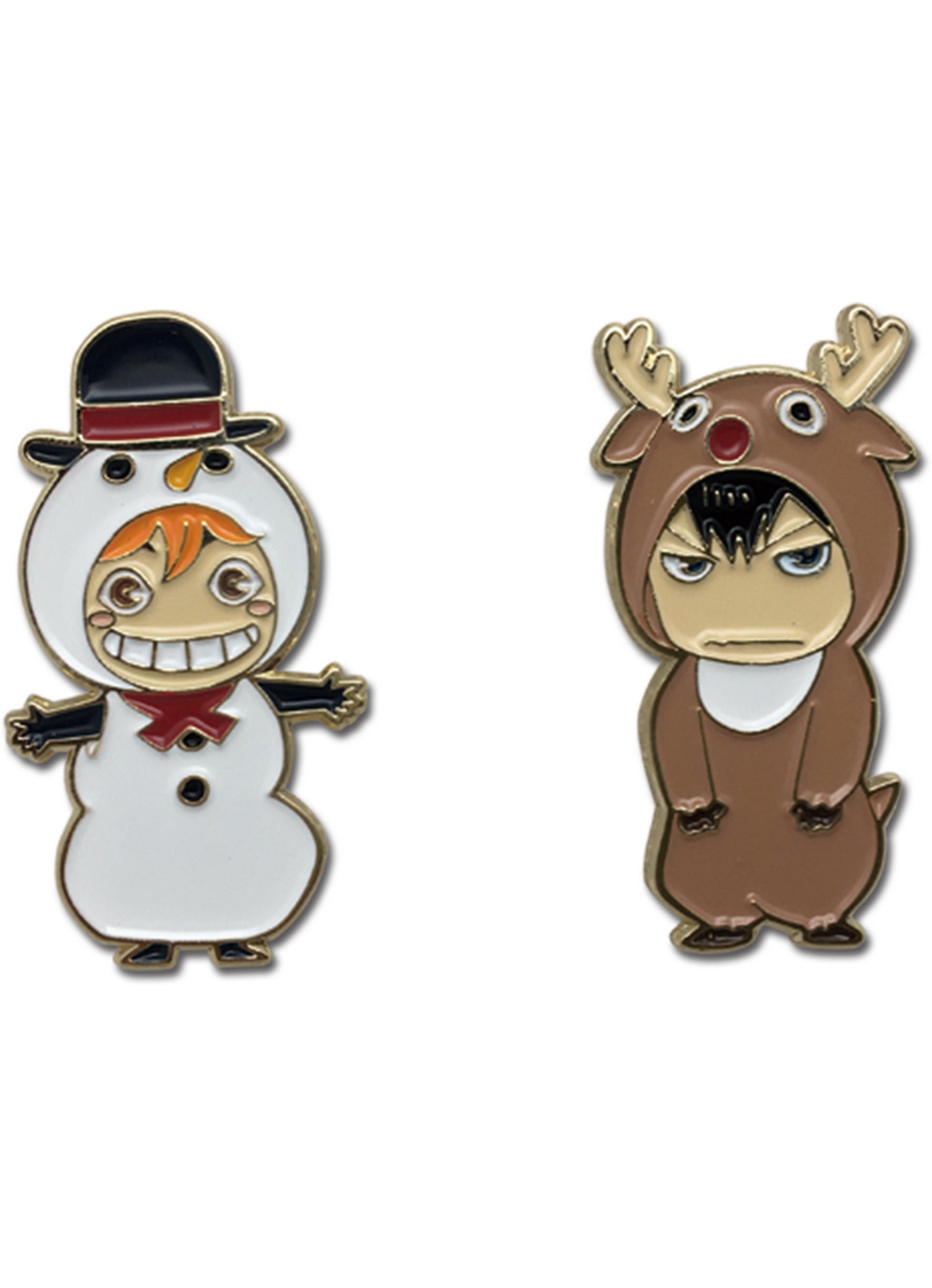 Haikyu S3 - Shoyo Hinata & Tobio Kageyama Christmas Ver. Pins