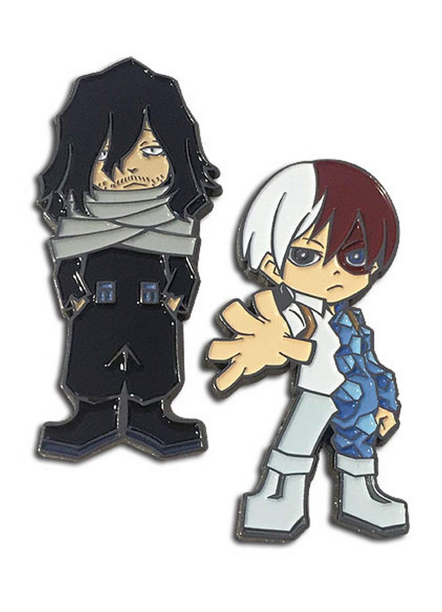 My Hero Academia - Shoto Todoroki & Shota Aizawa "Eraser Head" Pins