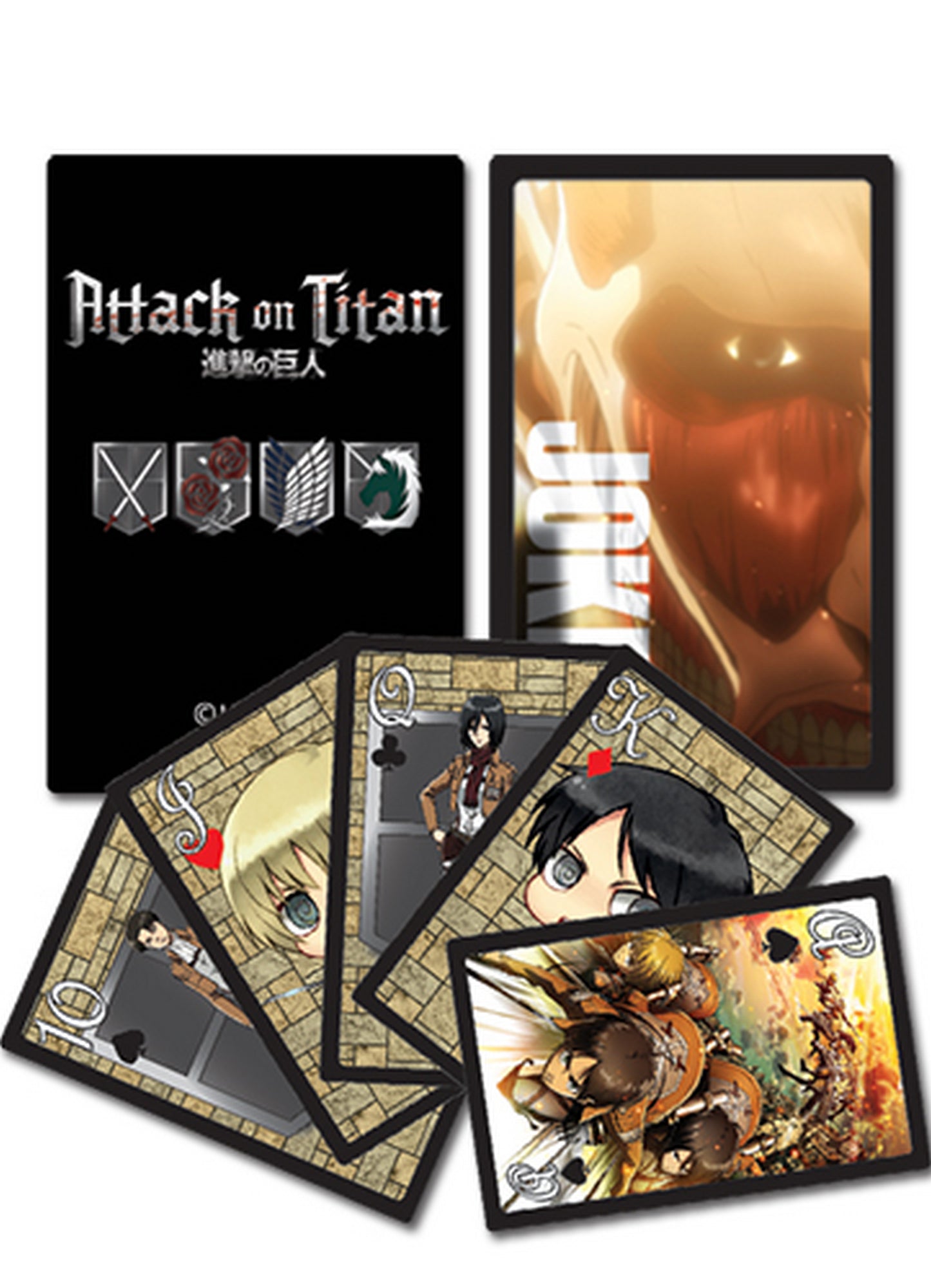 Attack On Titan - Playing Cards