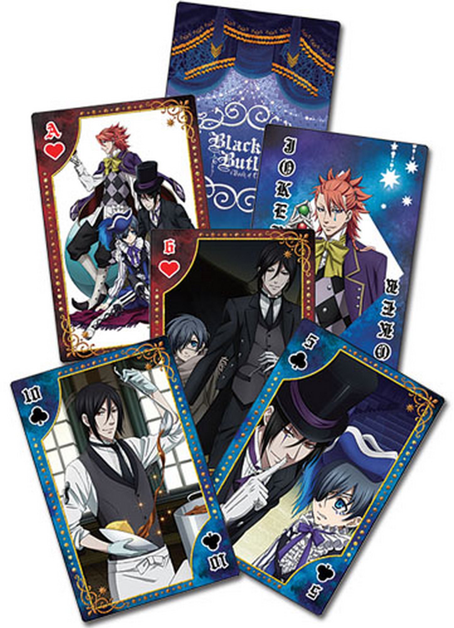 Black Butler Book Of Circus - Circus Playing Cards