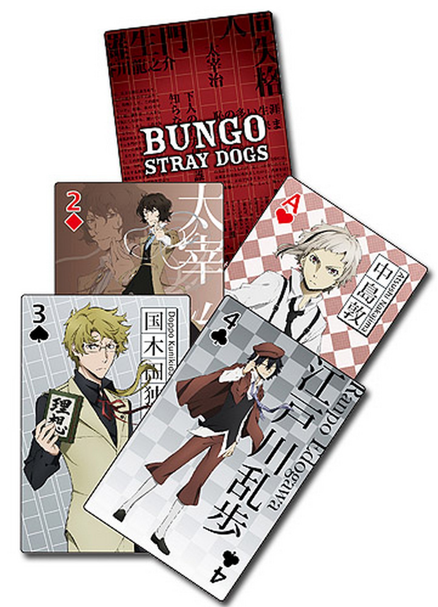 Bungo Stray Dogs Partners S1 - Group Playing Cards