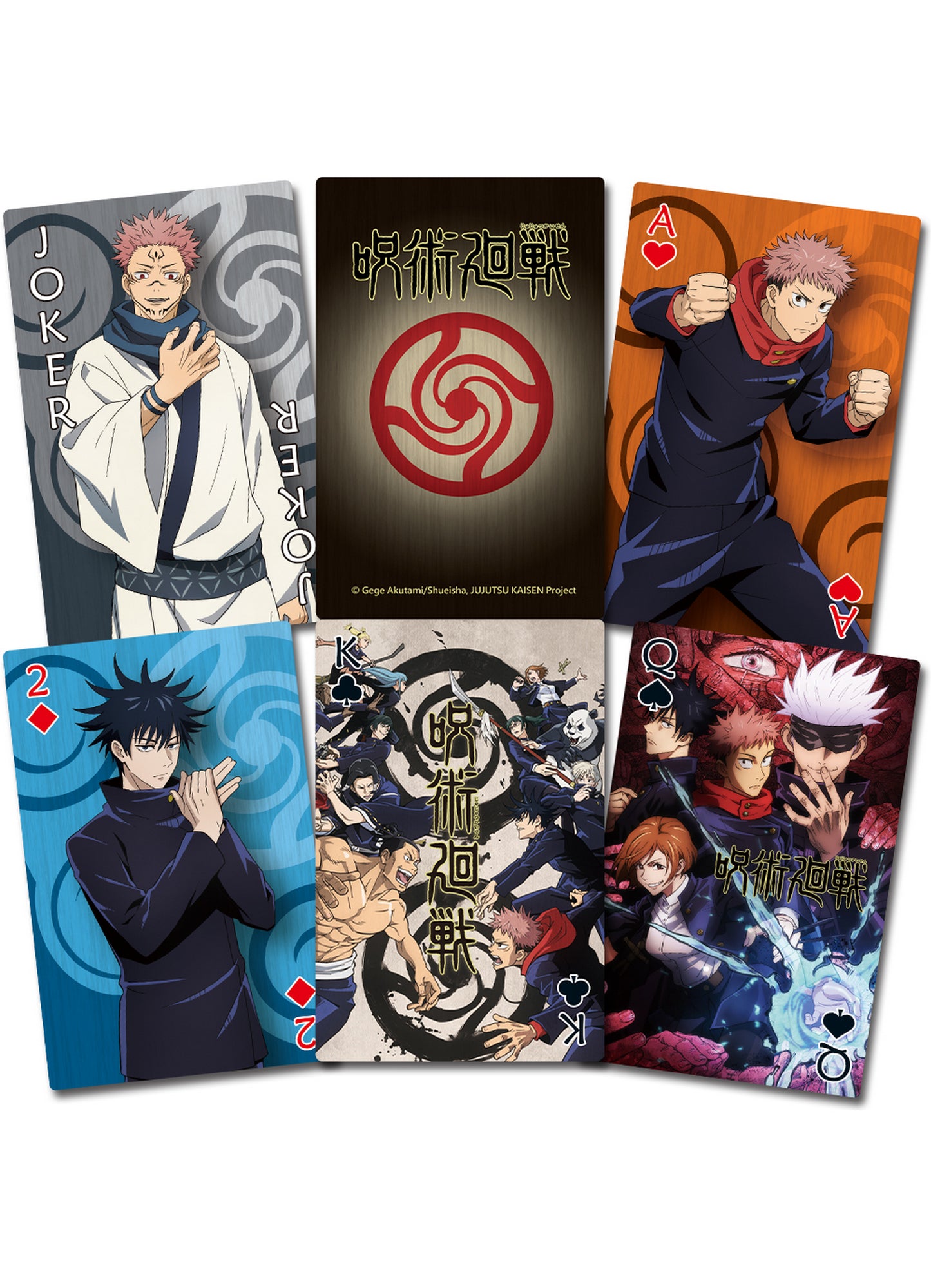 Jujutsu Kaisen - Group Playing Cards