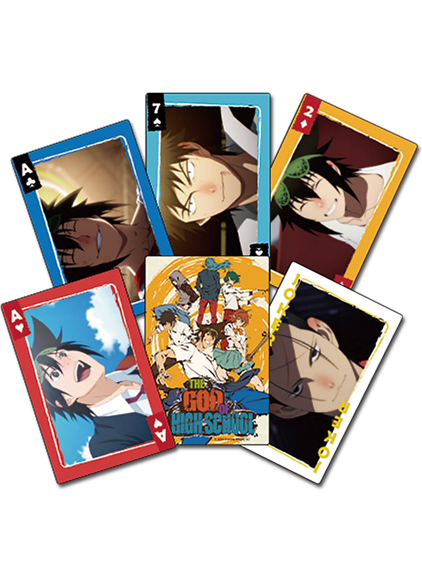 God Of High School - TV Screenshots Playing Cards