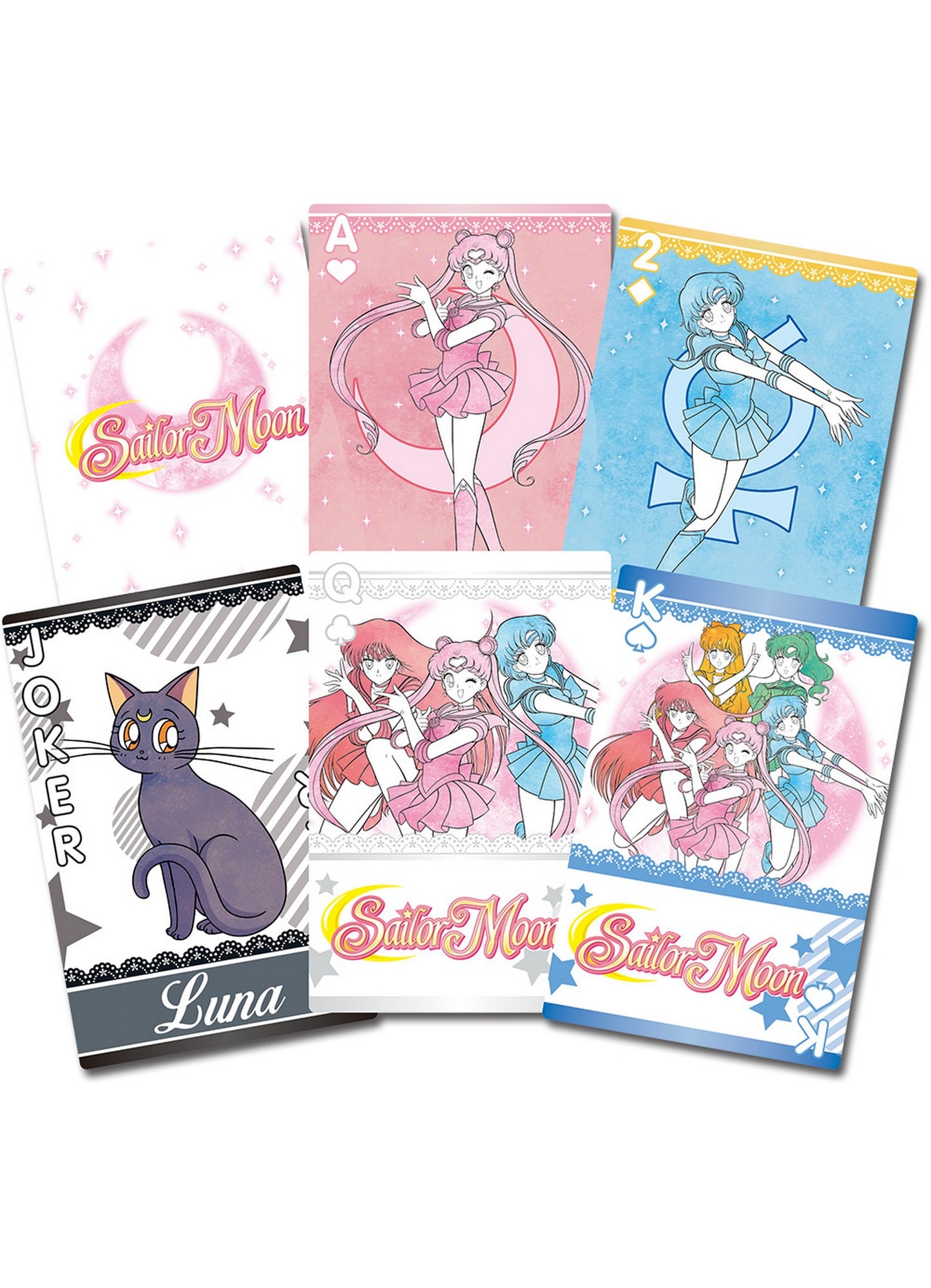 Sailor Moon R - Group Shining Moon Playing Cards