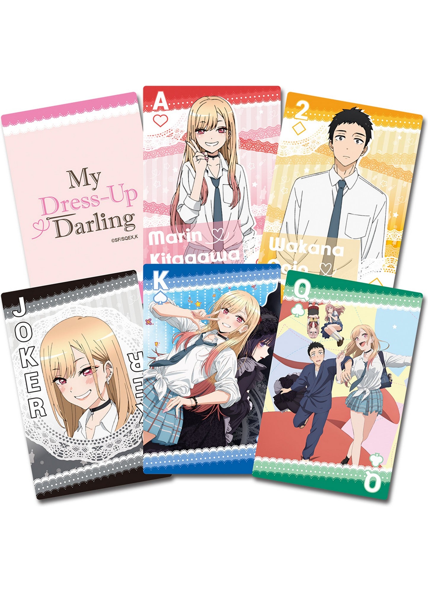 My Dress-Up Darling - Group Character With Lace Playing Cards