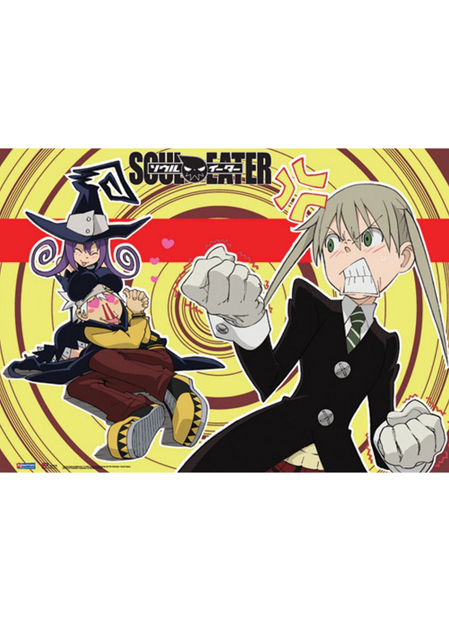 Soul Eater - Maka Albarn Soul And Blair Wall Scroll 31"W x 43"H