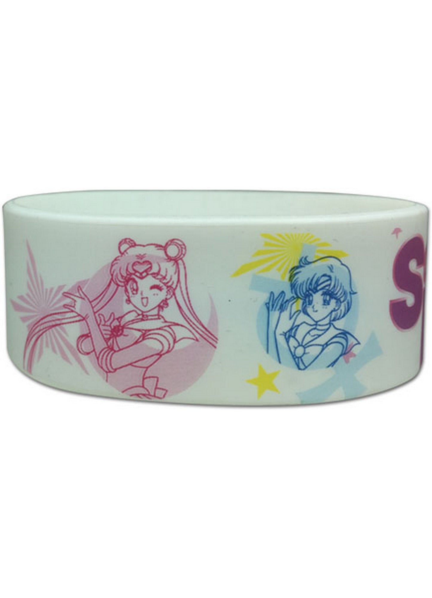 Sailor Moon R - Group And Symbols PVC Wristband