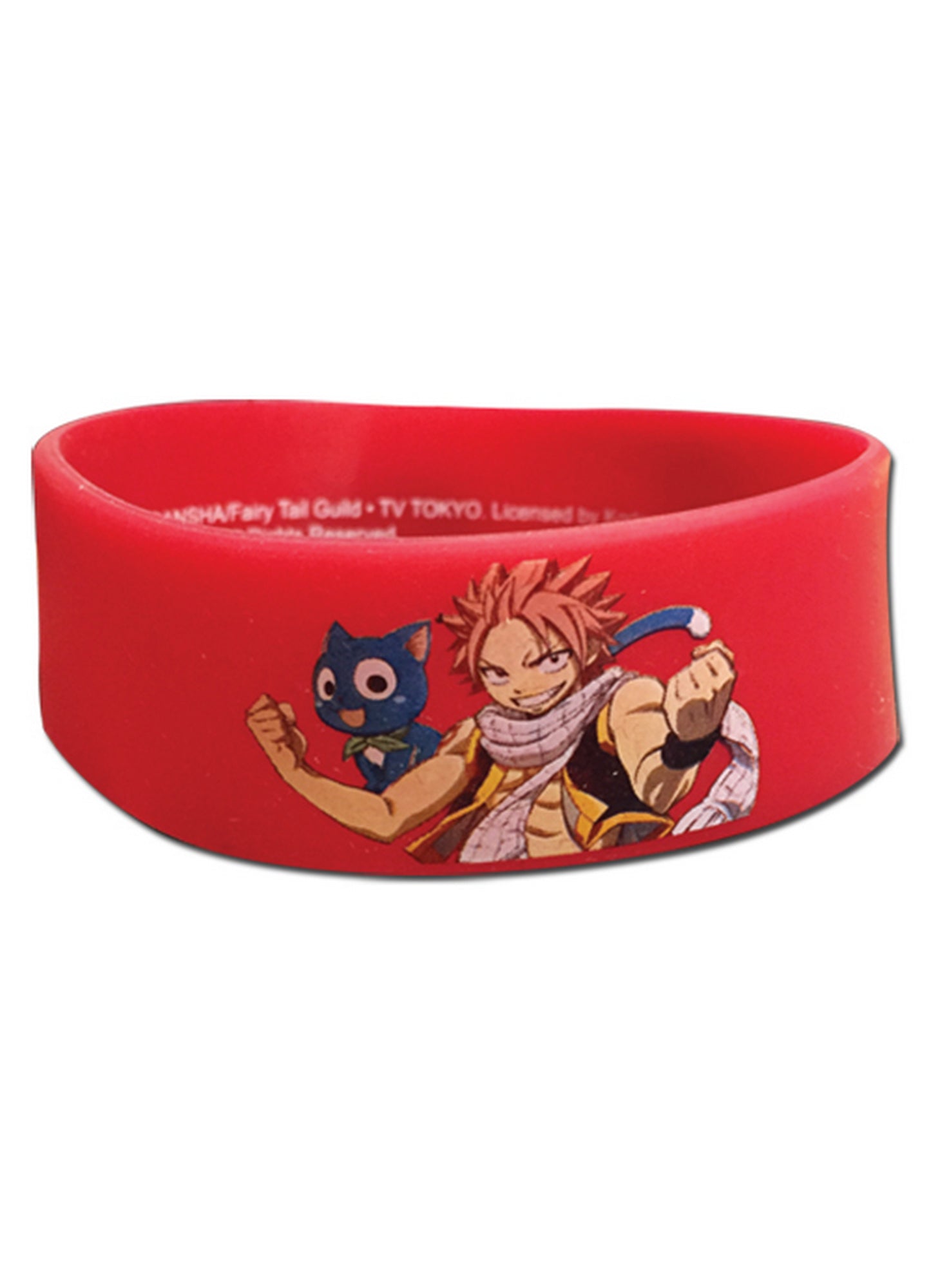 Fairy Tail - Happy With Natsu Dragneel PVC Wristband