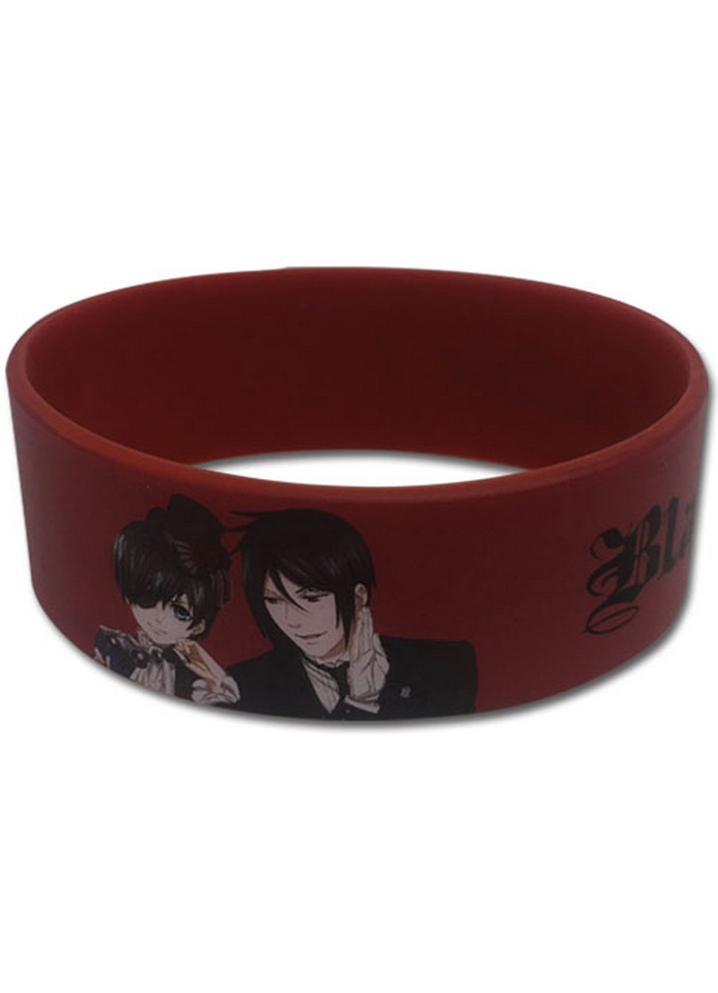 Black Butler 2 - Ciel Phantomhive And Sebastian Michaelis PVC Wristband
