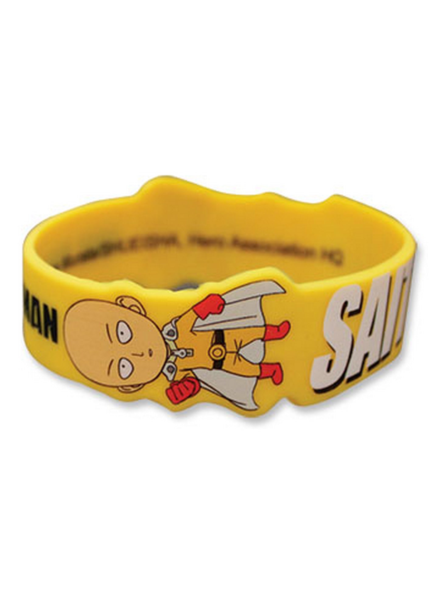 One Punch Man - SD Saitama PVC Wristband