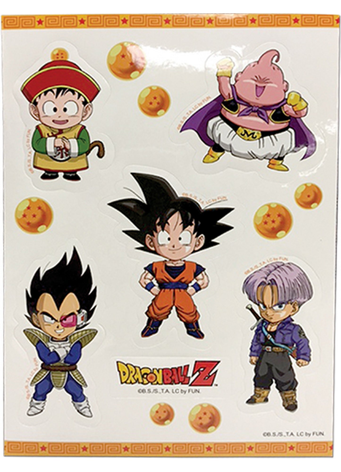 Dragon Ball Z - Group SD Sticker Set 5X7