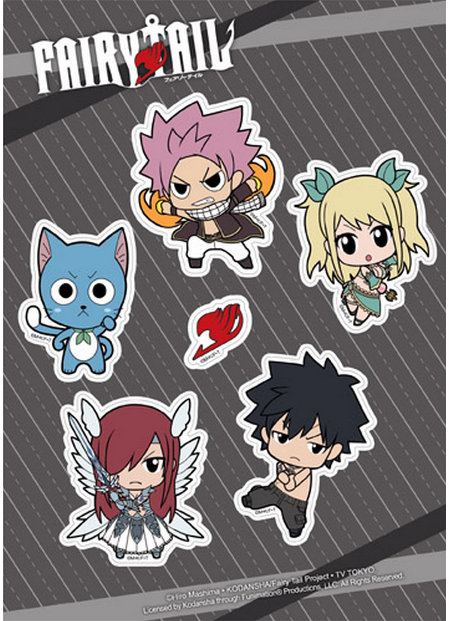 Fairy Tail S8 - SD Group Sticker Set 5*7"