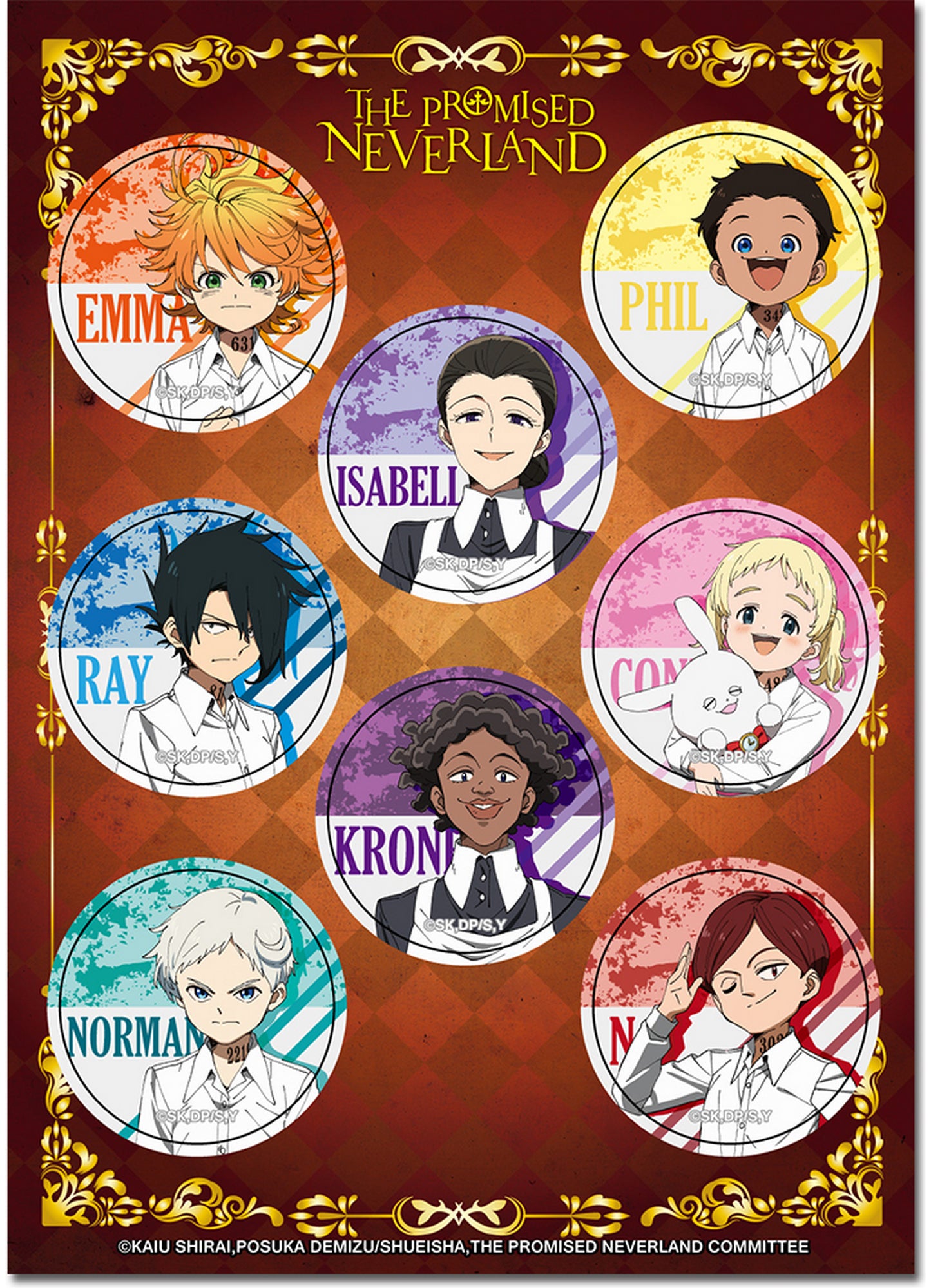 The Promised Neverland - Group Sticker Set