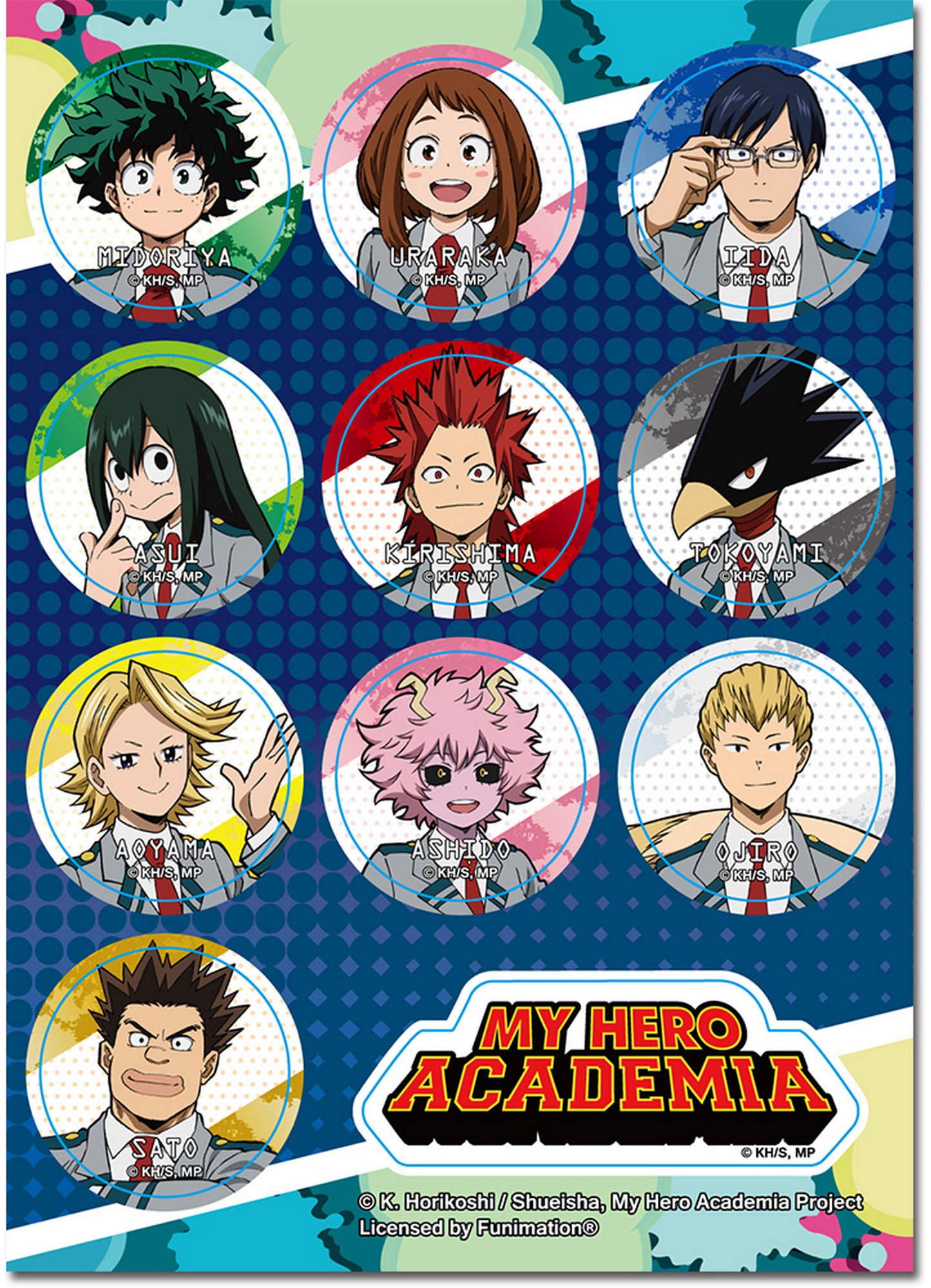 My Hero Academia - 1-A Sticker Set