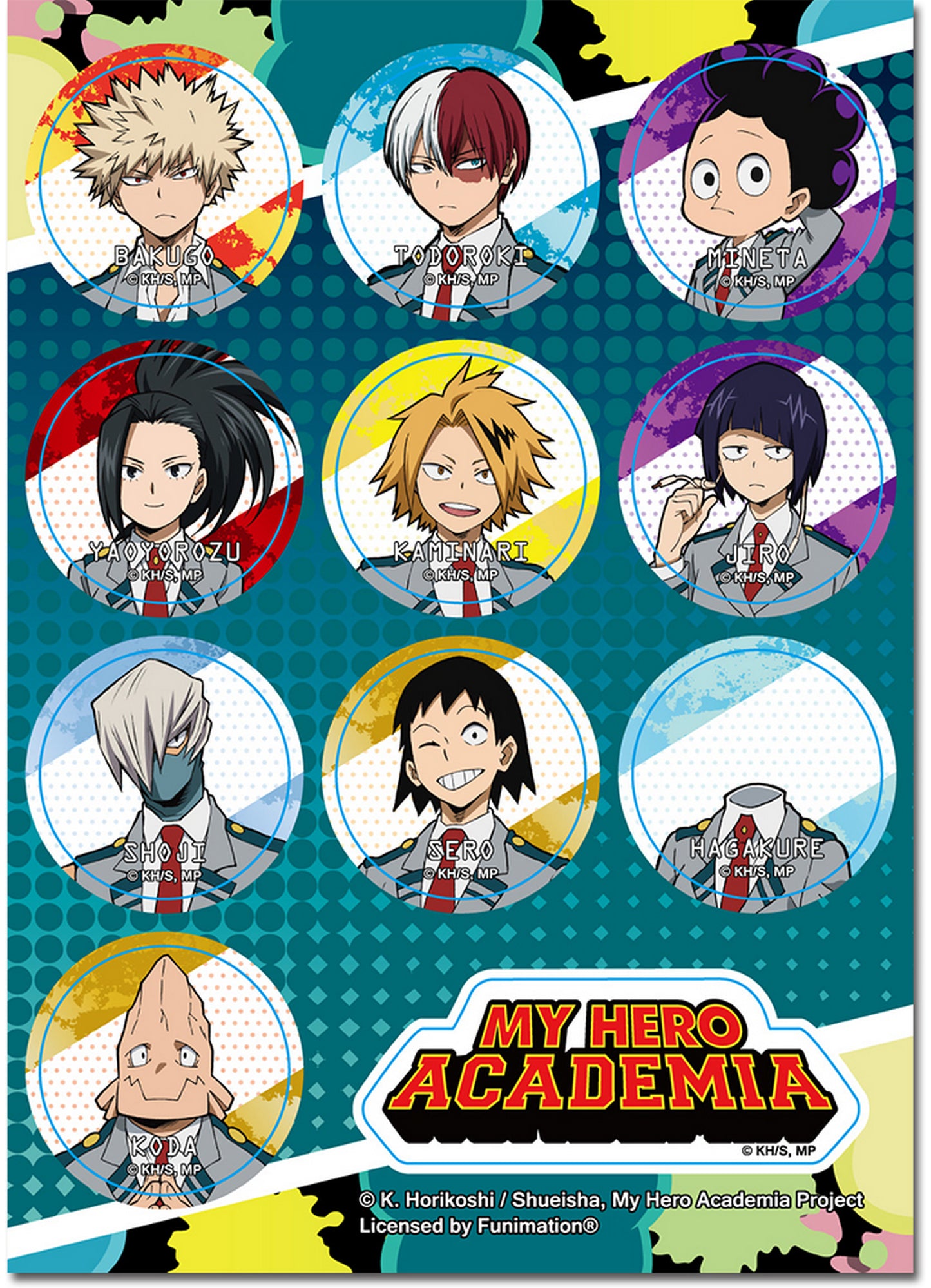 My Hero Academia - 1-A #2 Sticker Set