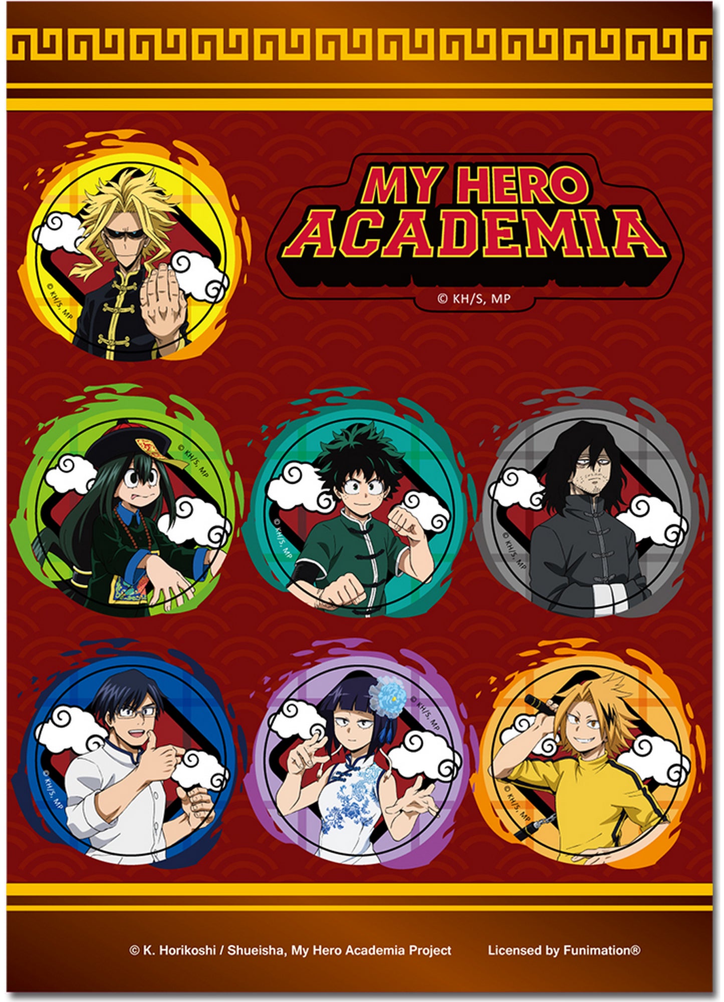 My Hero Academia S3 - Artwork I 01 Sticker Set 5"X7"