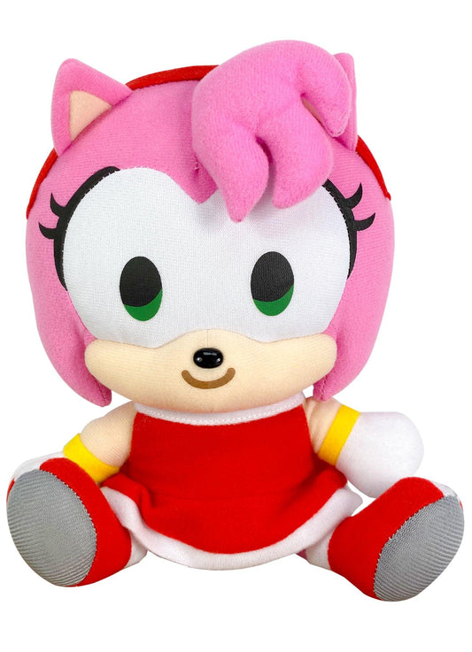 Sonic The Hedgehog - SD Amy Rose Sitting Pose Plush 7"