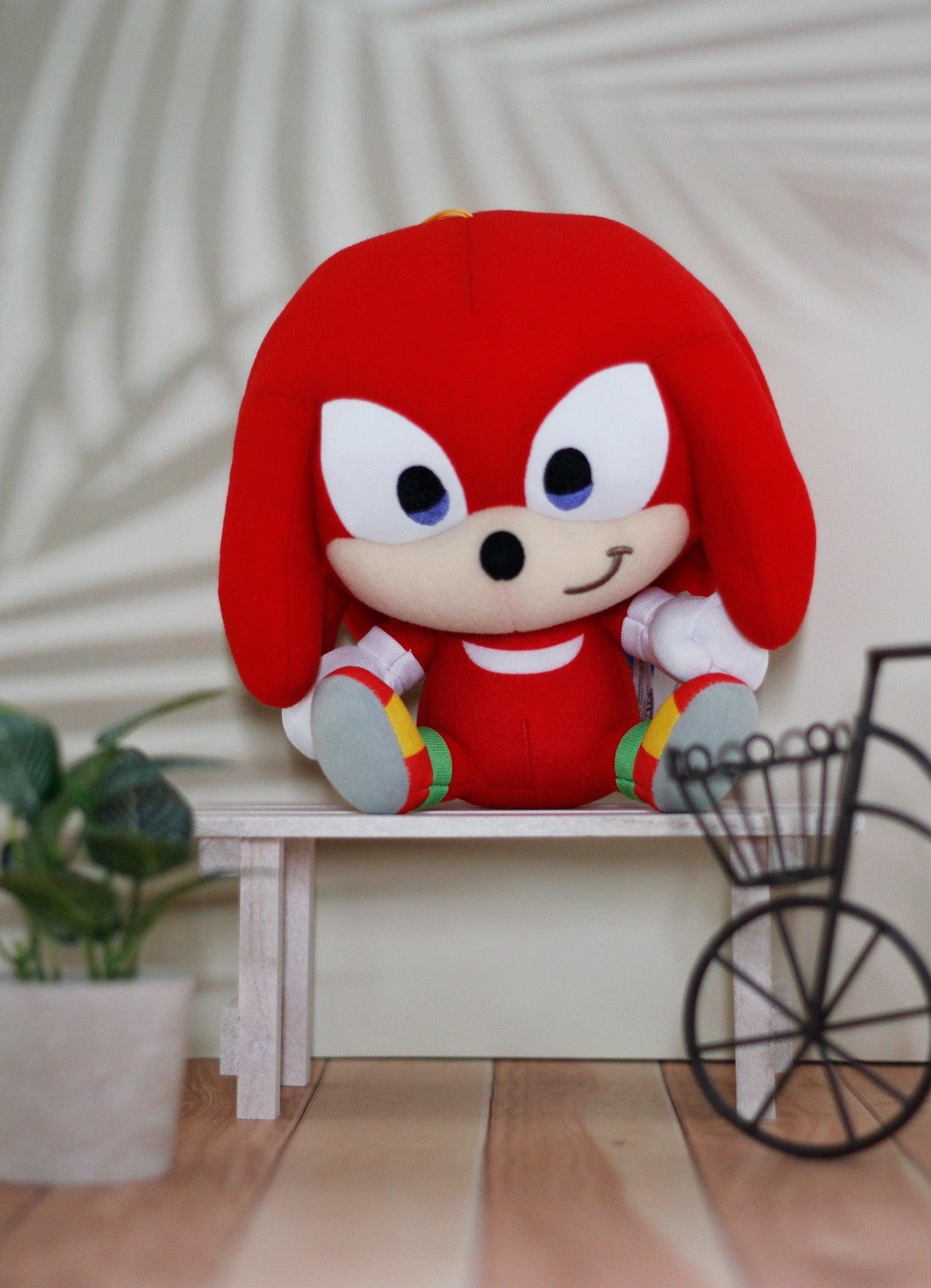 Sonic The Hedgehog - SD Knuckles The Echidna Sitting Plush 7"
