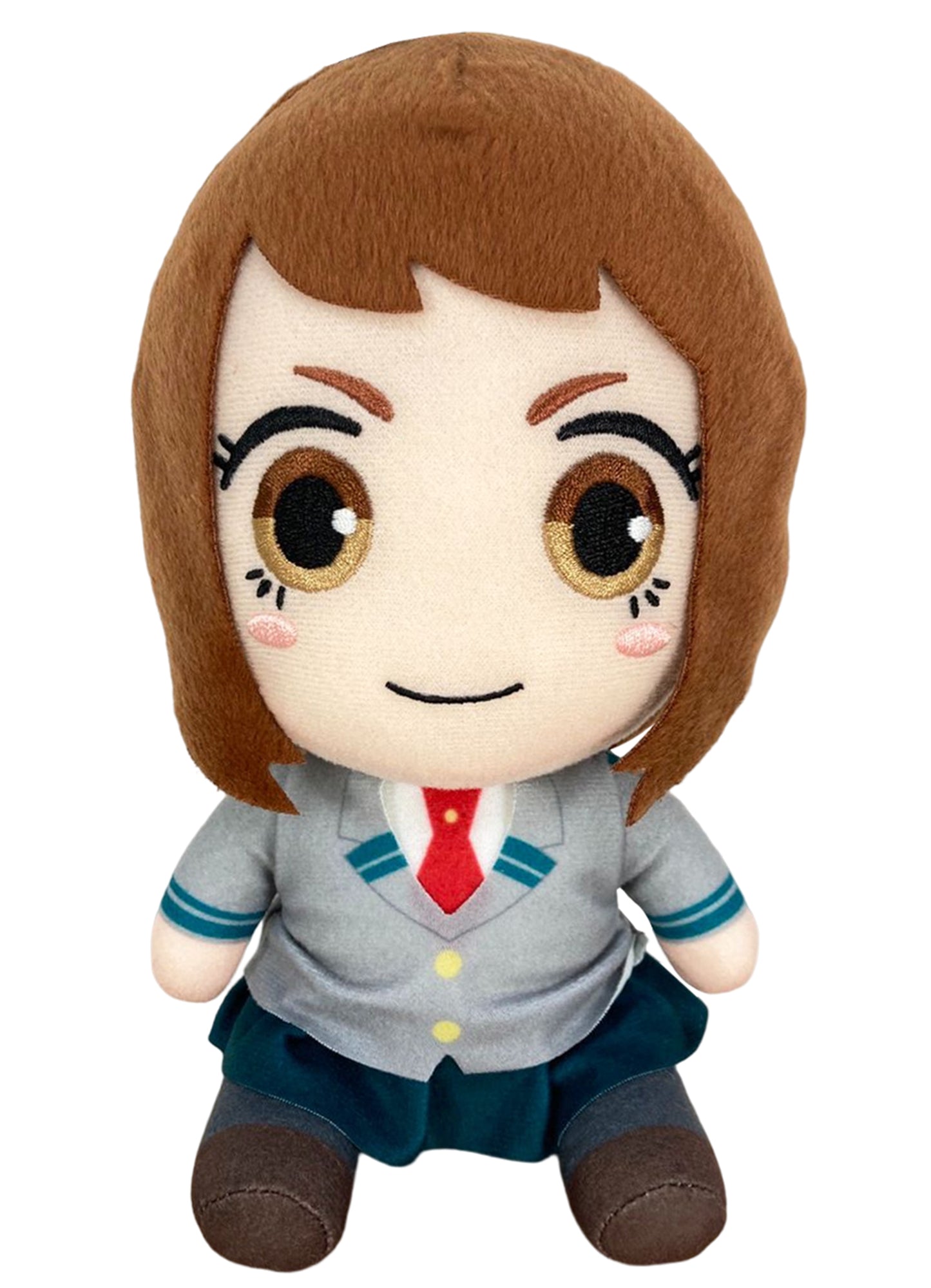 My Hero Academia S2 - Ochako Uraraka Seifuku Sitting Plush 7"H