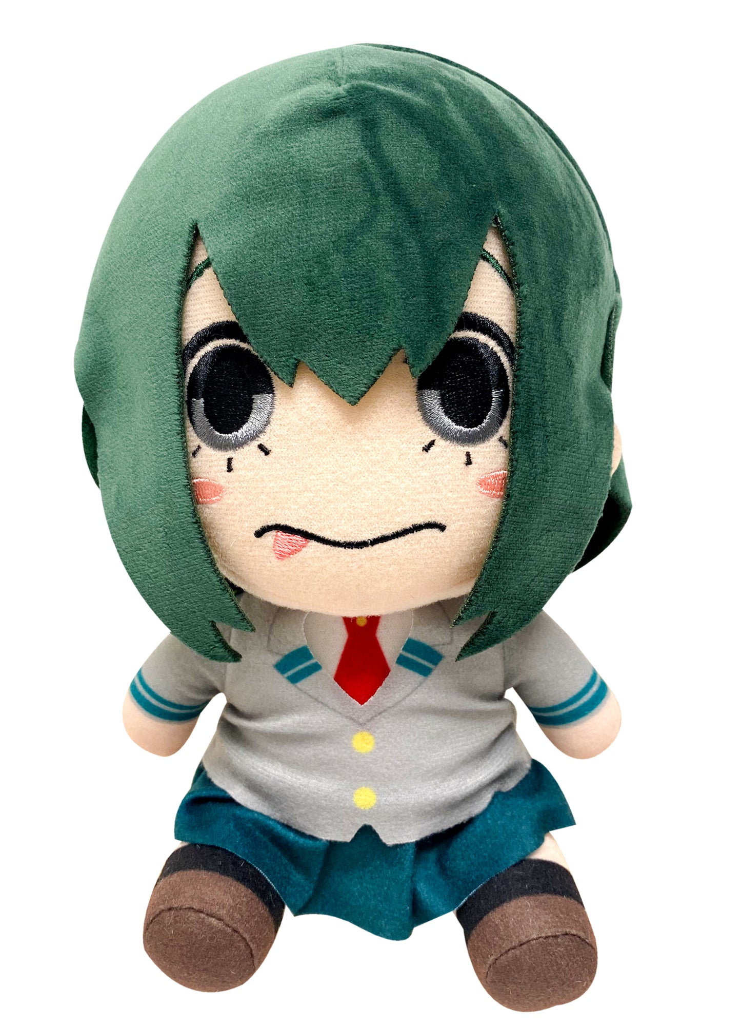 My Hero Academia S2 - Tsuyu Asui Seifuku Sitting Plush 7"H