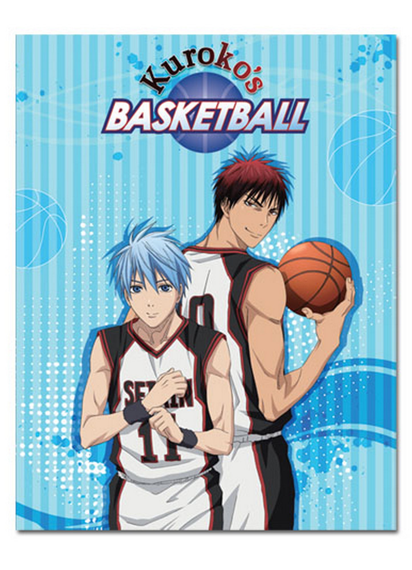 Kuroko's Basketball - Tetsuya Kuroko & Taiga Kagami Throw Blanket 46"W x 60"H