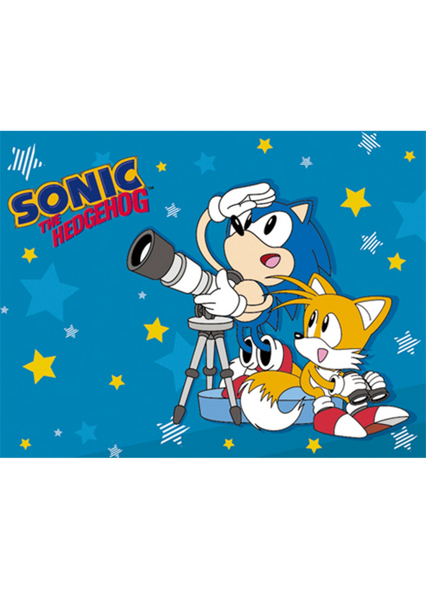 Sonic The Hedgehog - Sonic The Hedgehog & Miles "Tails" Prower Sublimation Throw Blanket 46"W x 60"H