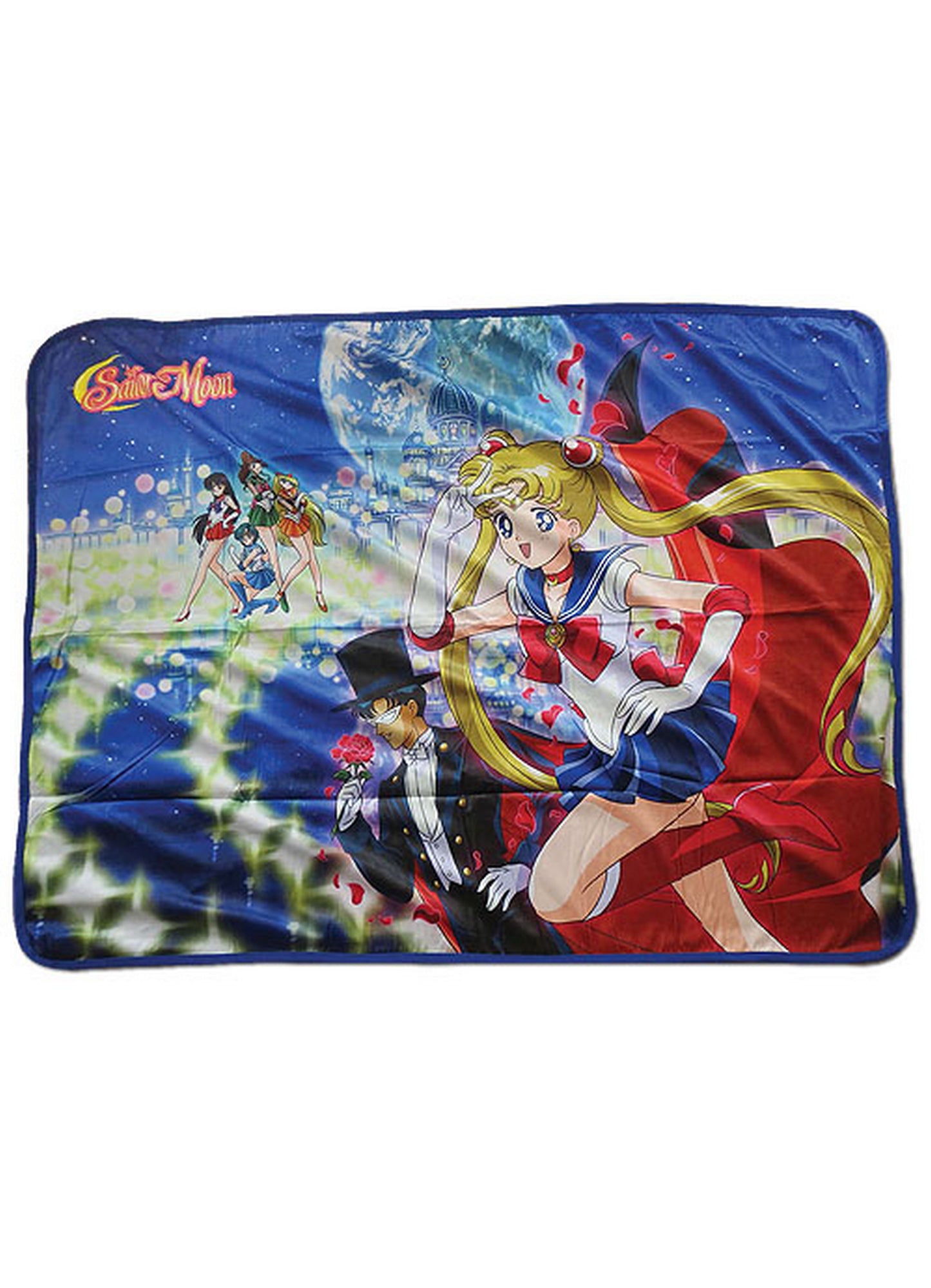Sailor Moon - Sailor Moon Group Sublimation Throw Blanket 46"W x 60"H