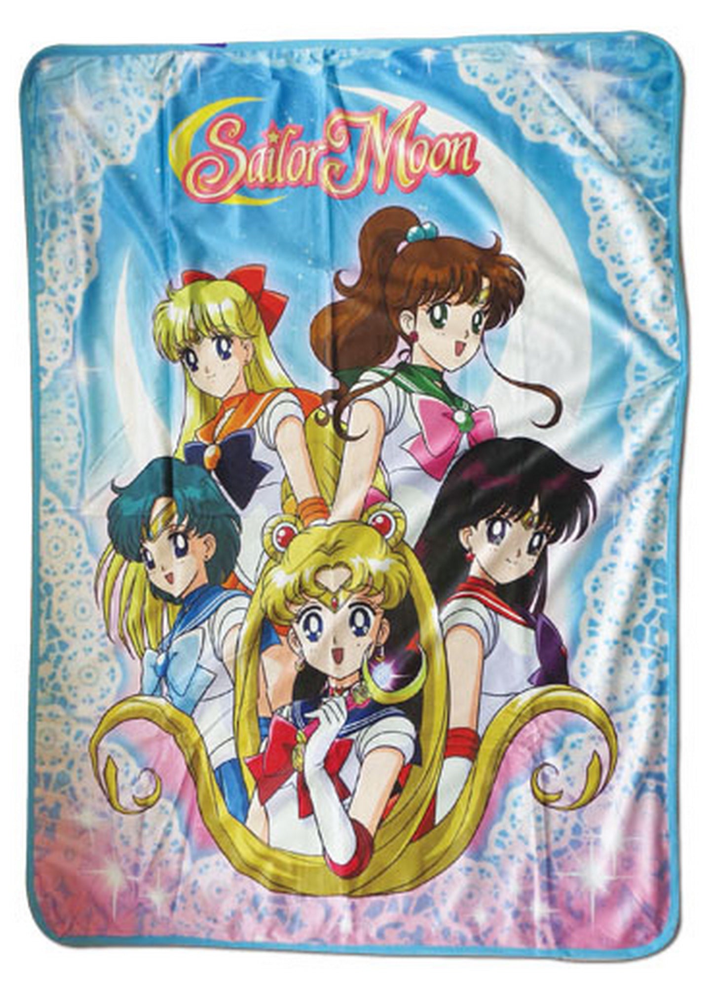 Sailor Moon - Sailor Moon Group 2 Sublimation Throw Blanket 46"W x 60"H