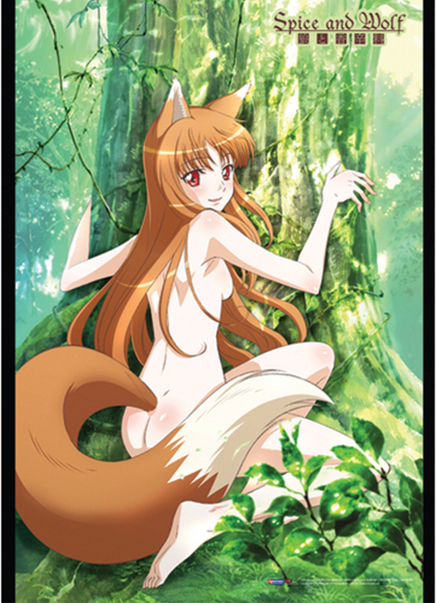 Spice And Wolf - Holo In Forest Wall Scroll 31"W x 43"H