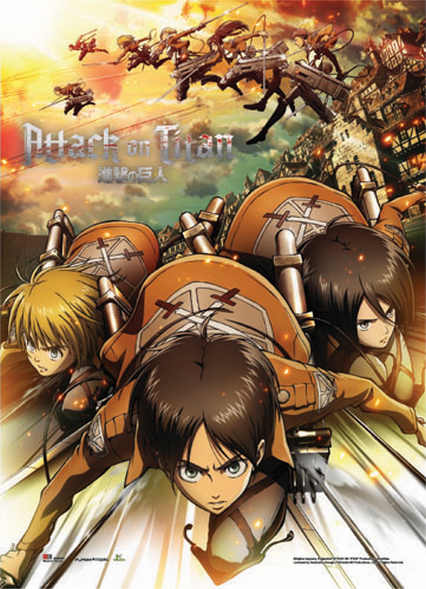 Attack On Titan - Regiment Attack Wall Scroll 31"W x 43"H
