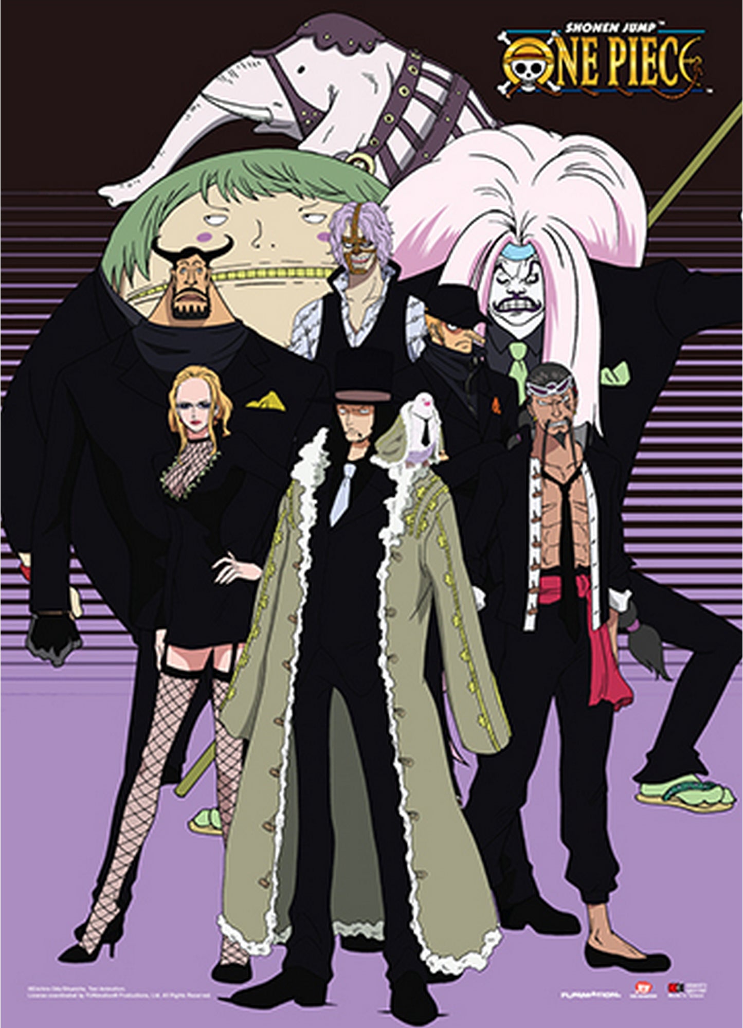 One Piece - CP9 Wall Scroll 31"W x 43"H