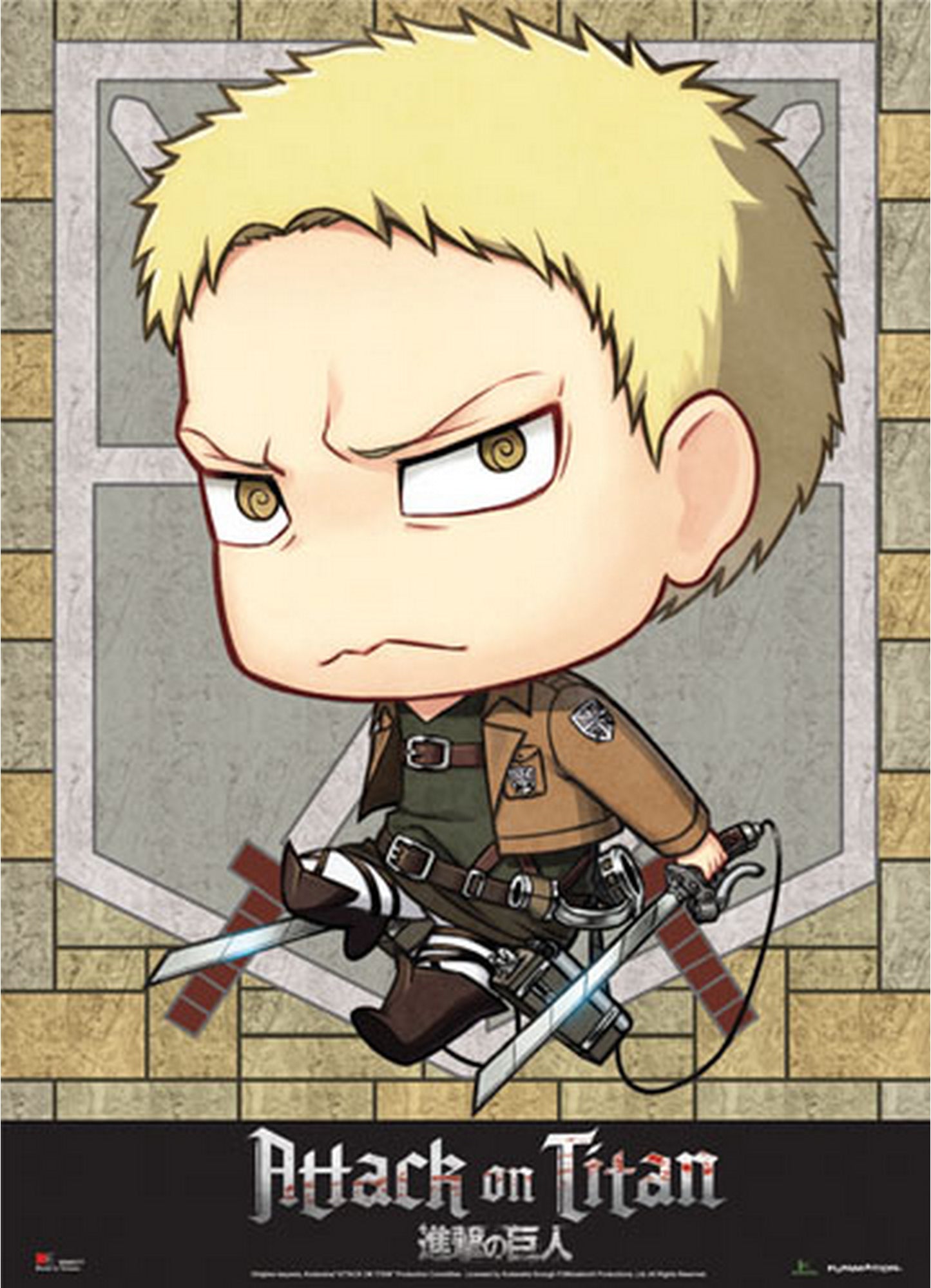 Attack On Titan - SD Reiner Braun Wall Scroll 31"W x 43"H