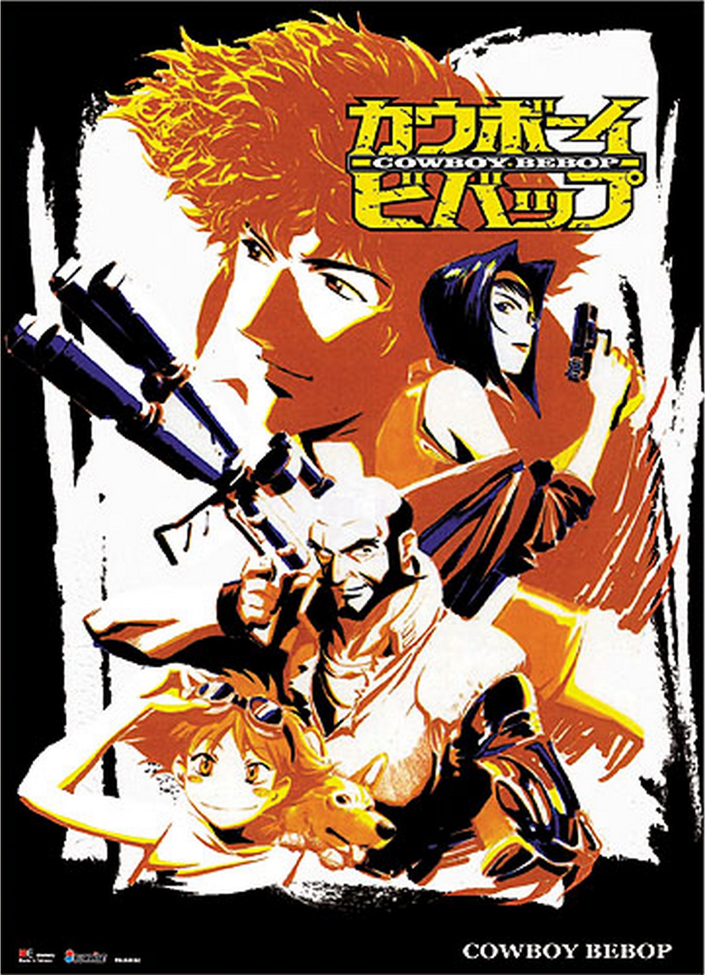 Cowboy Bebop - Spike Spiegel & Friends Wall Scroll 31"W x 43"H