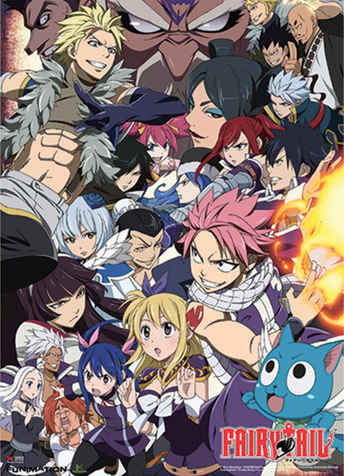 Fairy Tail S6 - Key Art Wall Scroll 31"W x 43"H