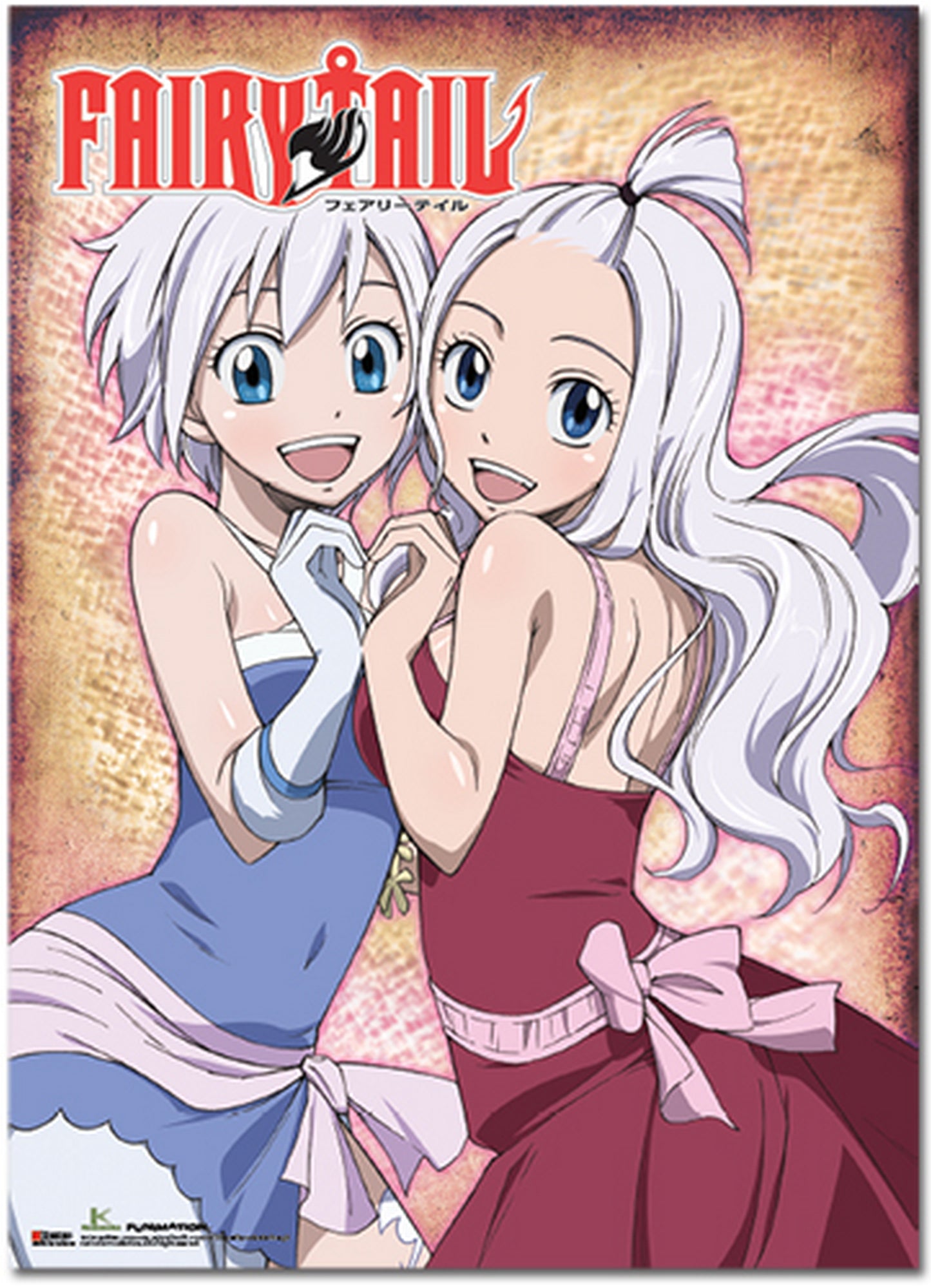 Fairy Tail - Mirajane Strauss And Lisanna Strauss Wall Scroll 18.5"W x 25.2"H