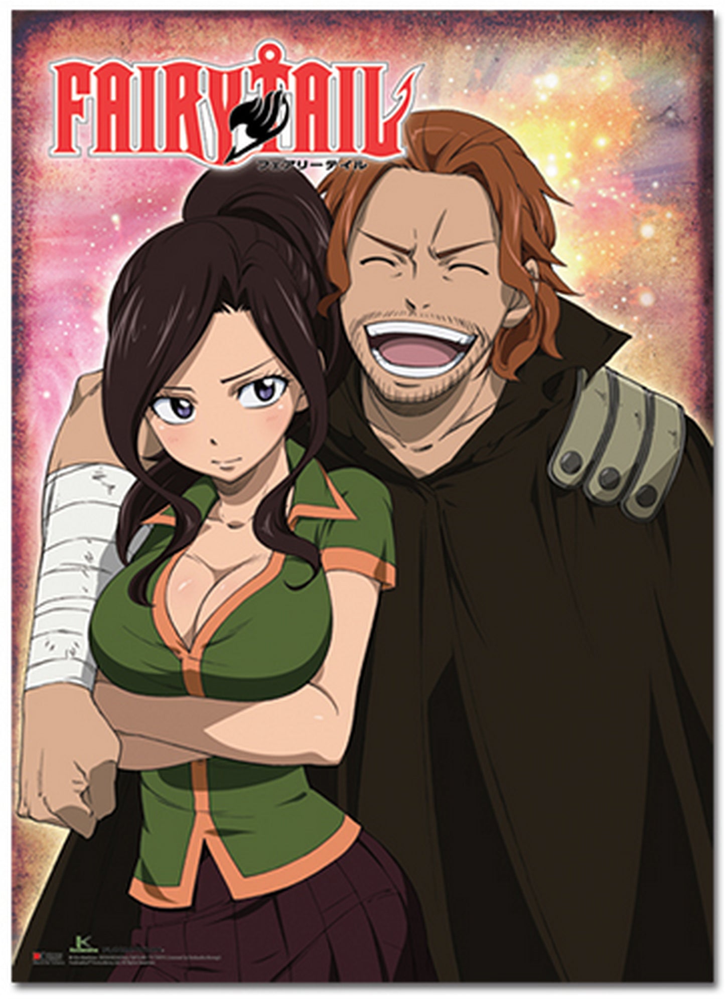 Fairy Tail - Cana And Gildarts Wall Scroll 31"W x 43"H